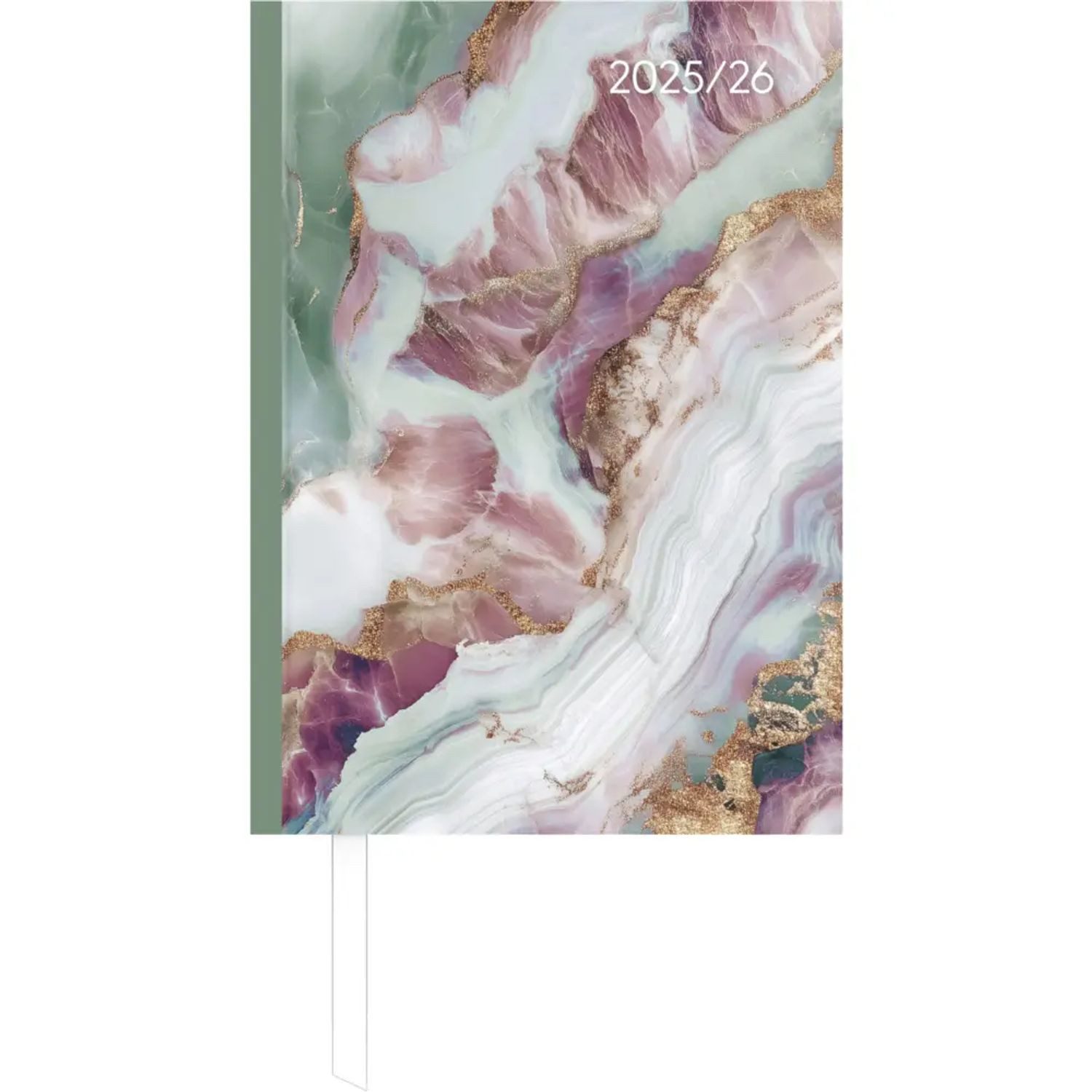 Alpha Edition Lehrerkalender Alpha Edition - Campustimer Marble A6 2025/2026 - Semesterplaner A6...