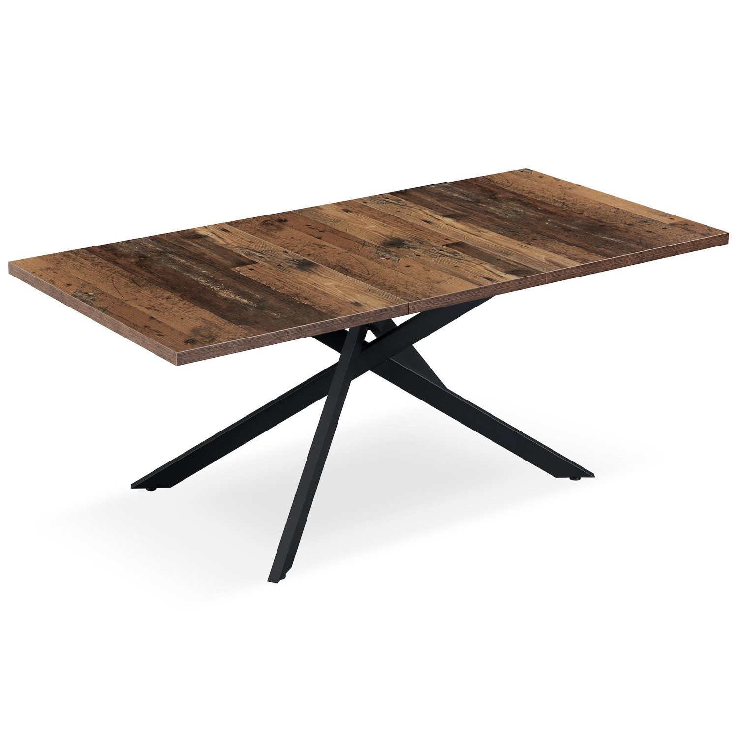 B&D home Esstisch Ausziehtisch LARS, X-Gestell, günstig online kaufen