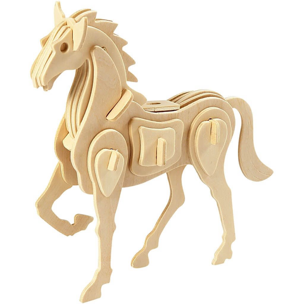 creativ company 3D-Puzzle 3D-Figuren zum Zusammensetzen, Puzzleteile