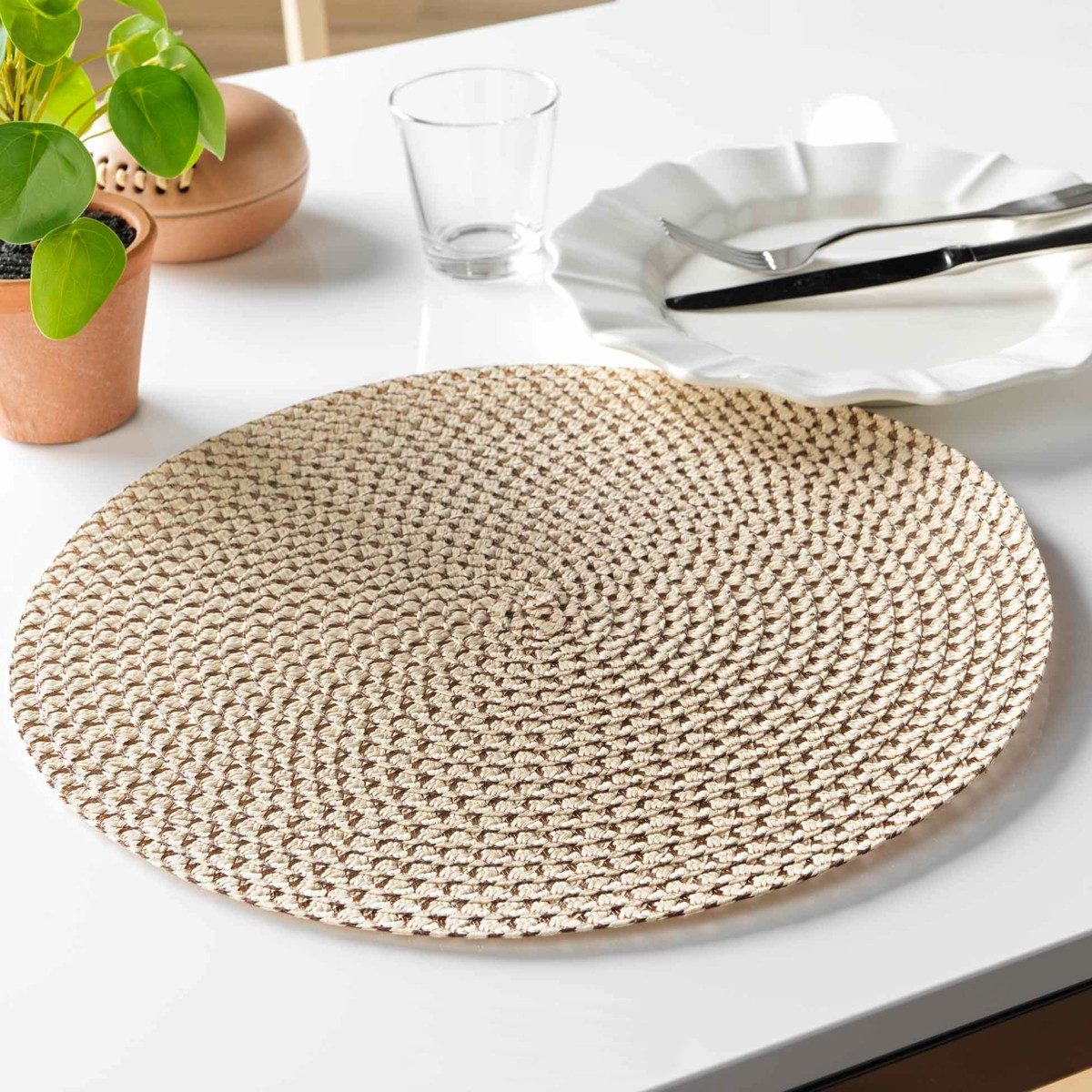 Macosa Home Platzset 4er Set Papierfaser günstig online kaufen