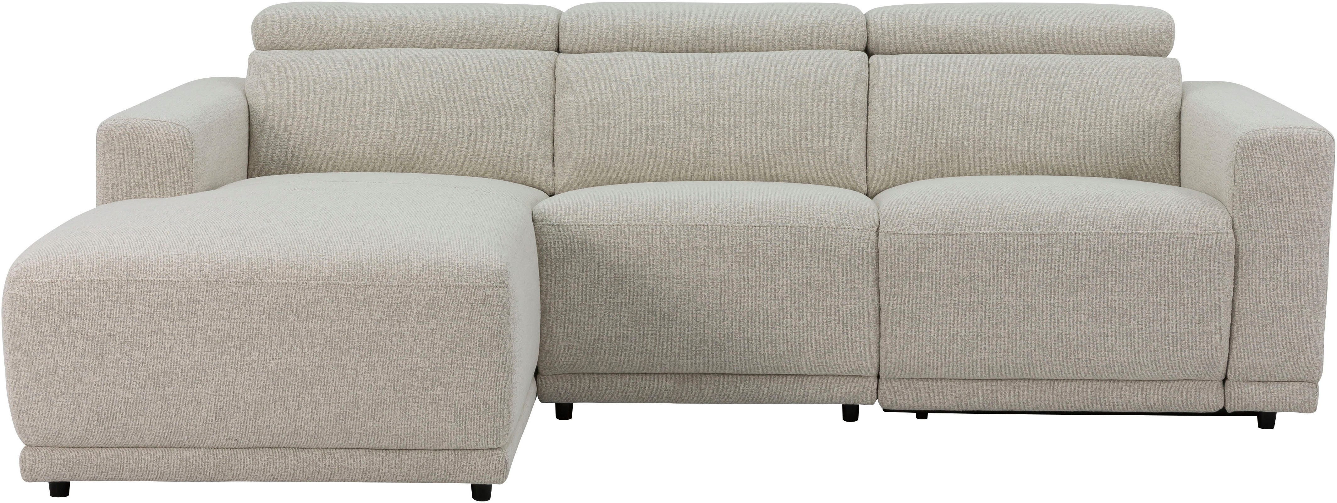 OTTO home Ecksofa LEOON L-Form, 255 cm - elektr. Relaxfunktion, mit USB A/C günstig online kaufen