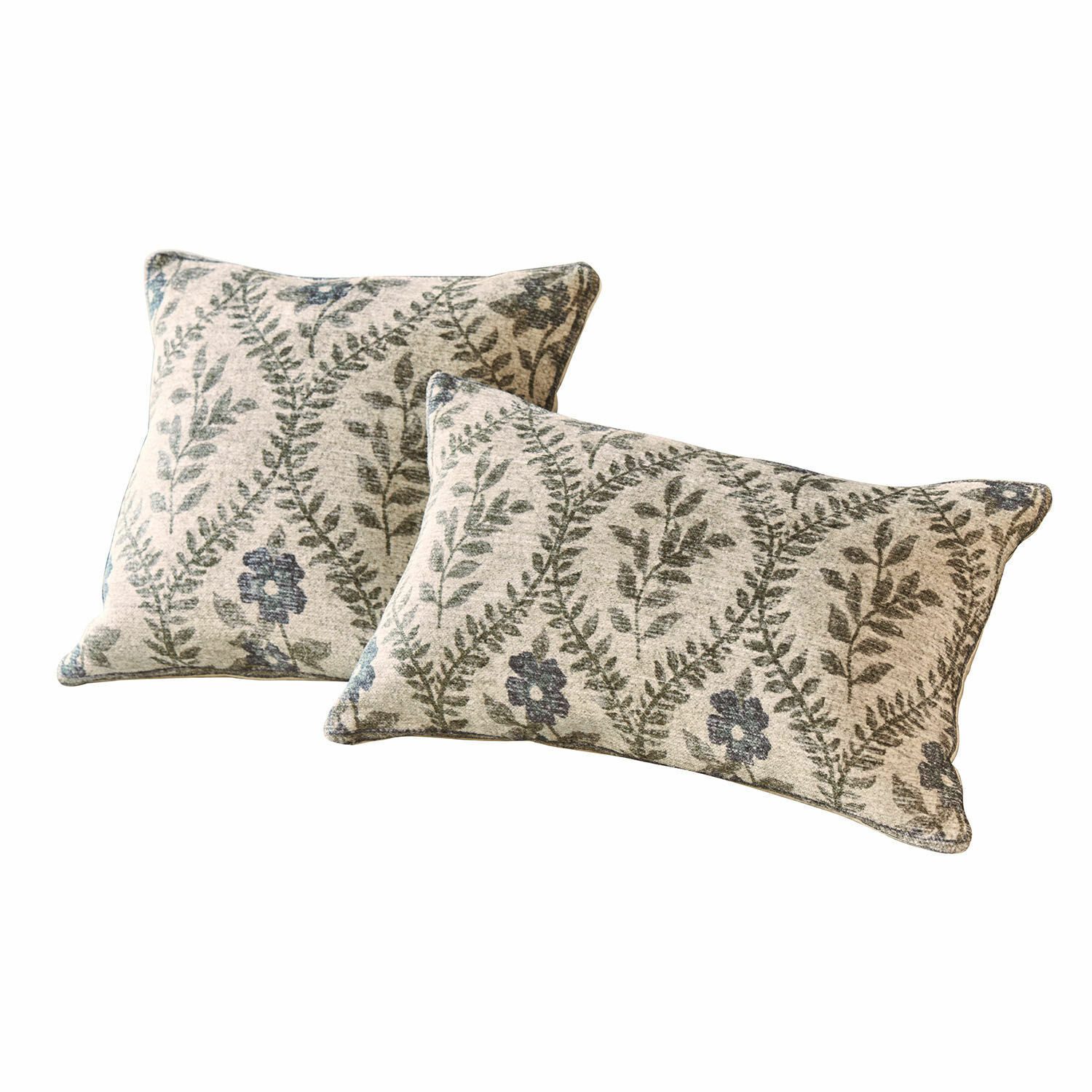 Mirabeau Kissenhülle Kissenhülle 2er Set Vellouris grün/creme
