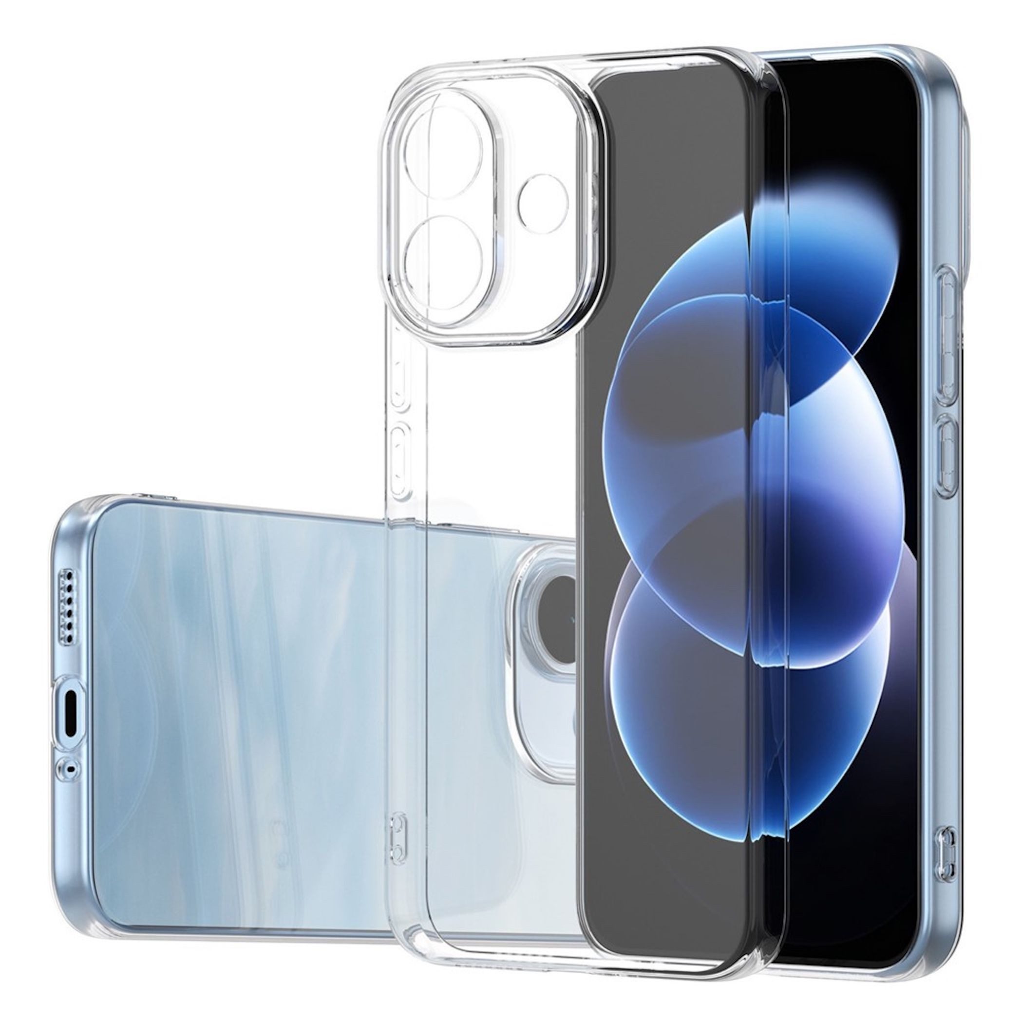 Wigento Handyhülle für Xiaomi Redmi Note 17 Pro TPU Silikon Stoßfest Flexibel Transparent 6,83 Zoll, Stilvolle TPU Hülle, präzise Aussparungen, schützend