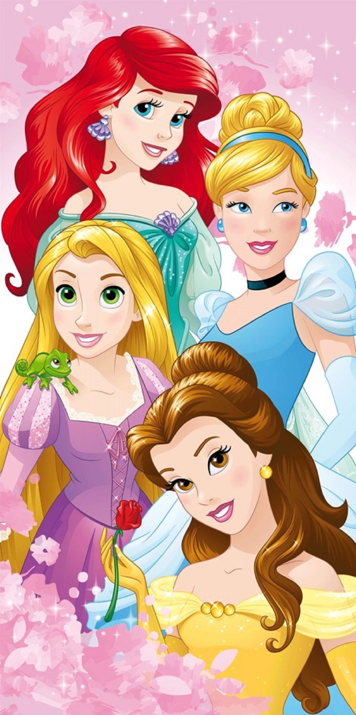 Disney Princess Strandtuch Badehandtuch 70x140 cm günstig online kaufen