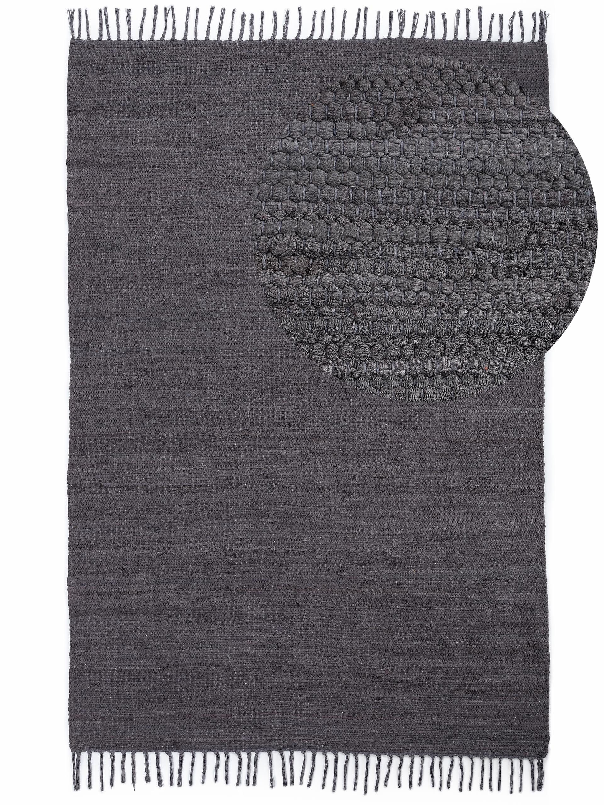 carpetfine Teppich Kelim Chindi uni, rechteckig, günstig online kaufen