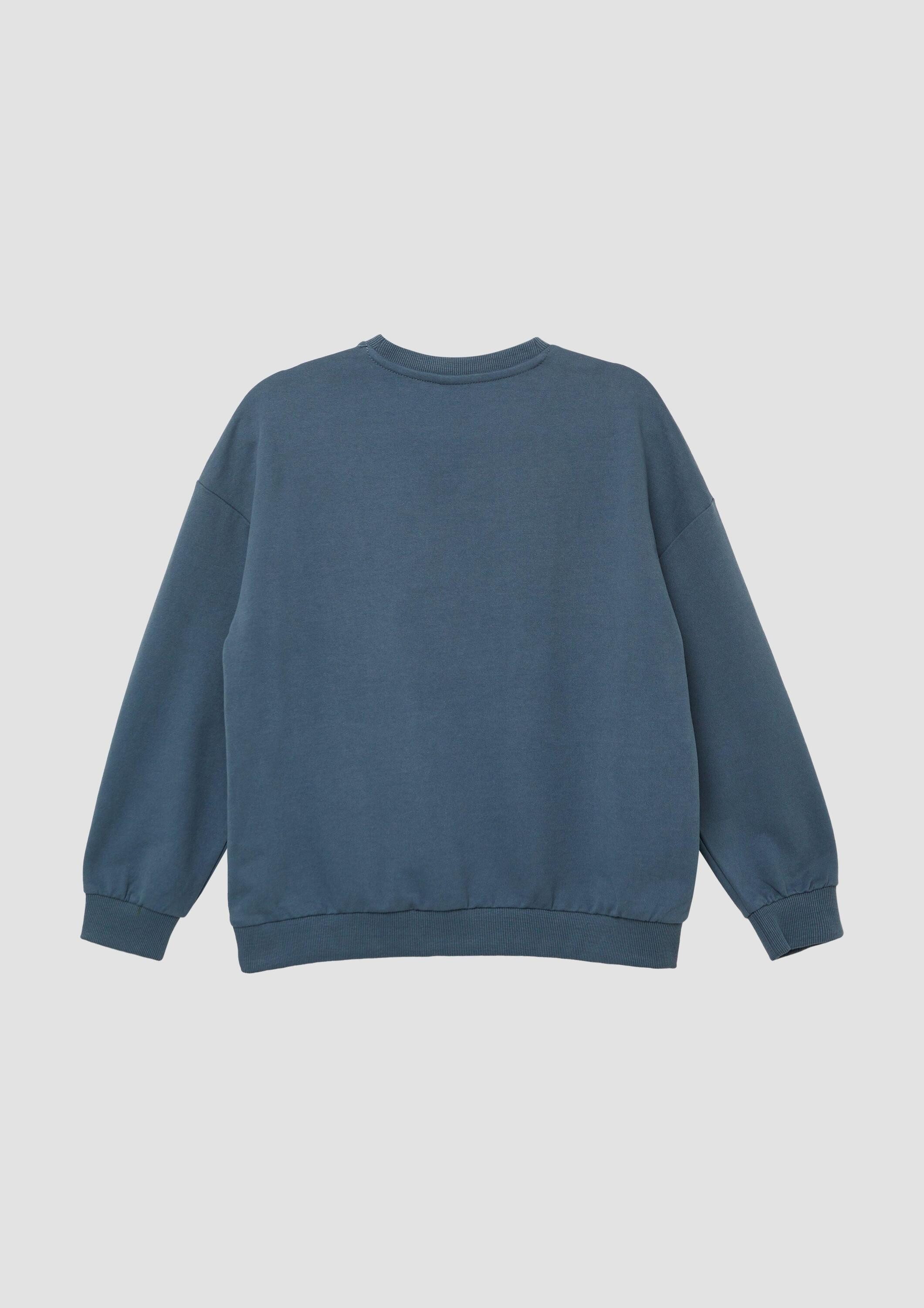 s.Oliver Sweatshirt Sweatshirt Unisex Sweatshirt im Oversize-Shape
