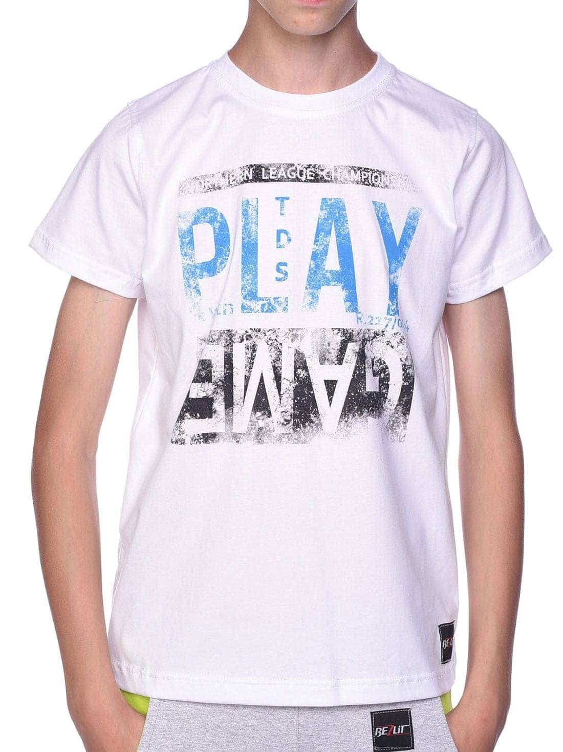 BEZLIT T-Shirt Jungen T-Shirt mit Motiv Druck & Sommer Farben (1-tlg) T-Shirt