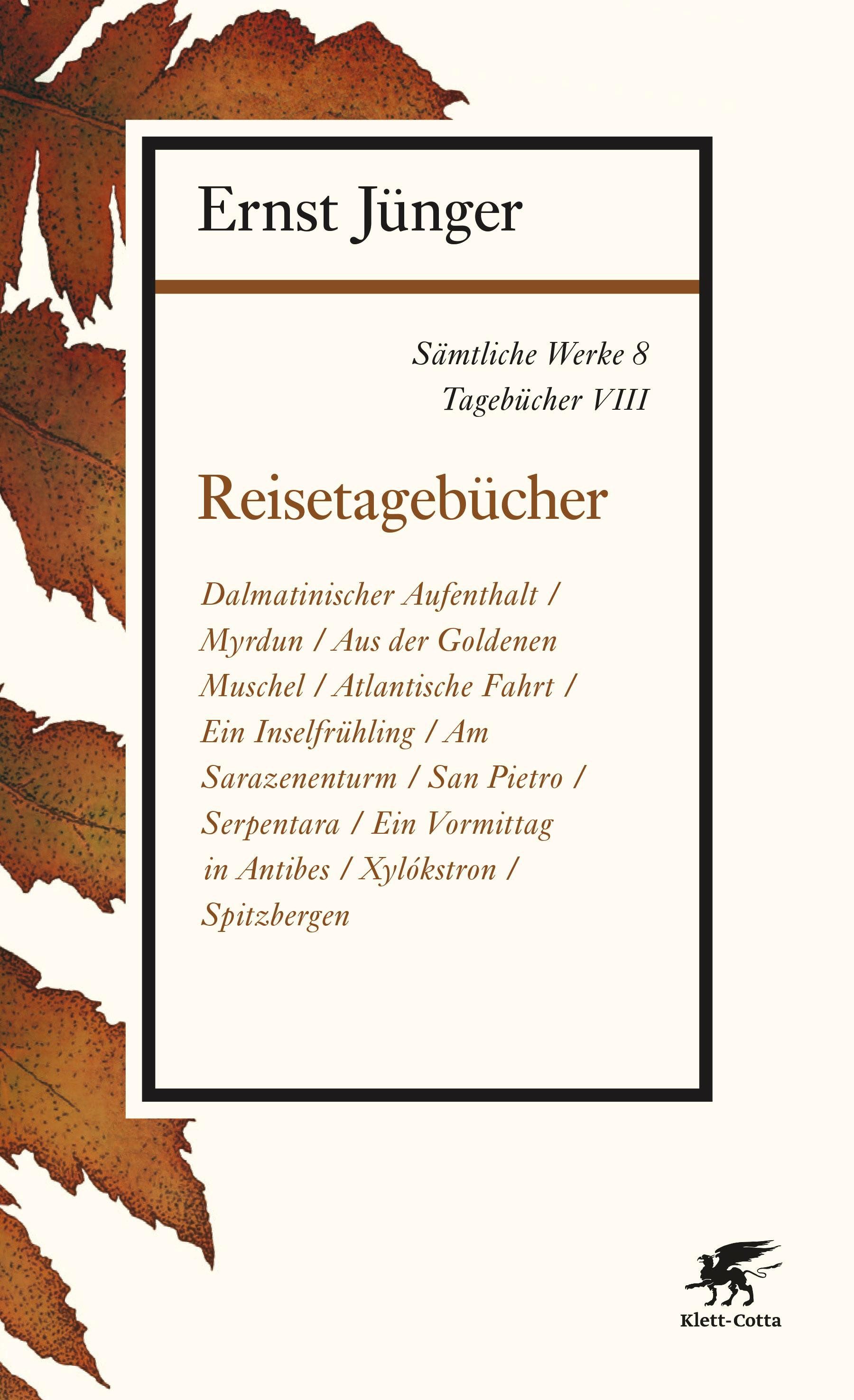 Klett-Cotta Verlag Tagebuch Sämtliche Werke - Band 8