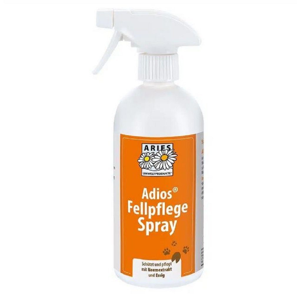 Aries Fellpflege Aries Adios® Fellpflege Spray 500 ml für Hunde, Katzen, Pferde + Hasen, 500 ml