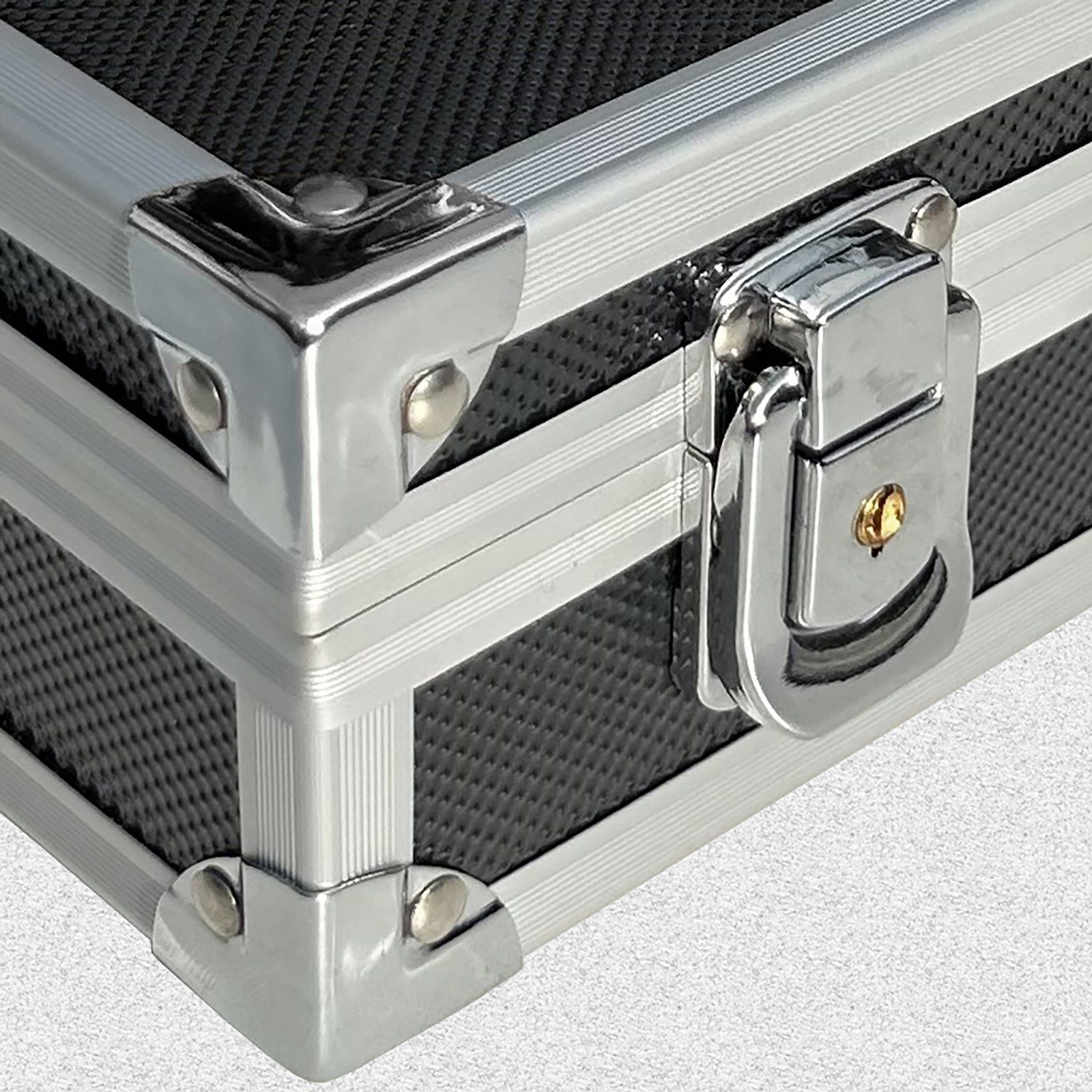 ECI Tools Werkzeugkoffer ECI 30 Silber Aluminium Koffer Innenmaß 34 Leisten x Alu-Koffer Leer Box mit