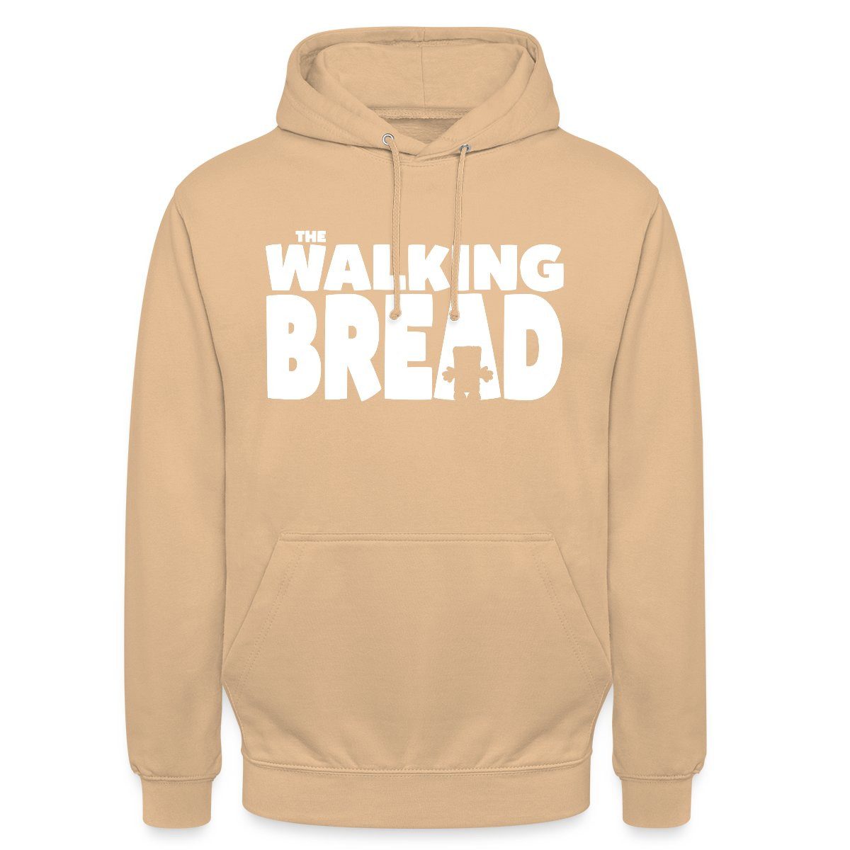 Hoodie Bernd Das Brot The Walking Bread In Weiß Unisex Hoodie