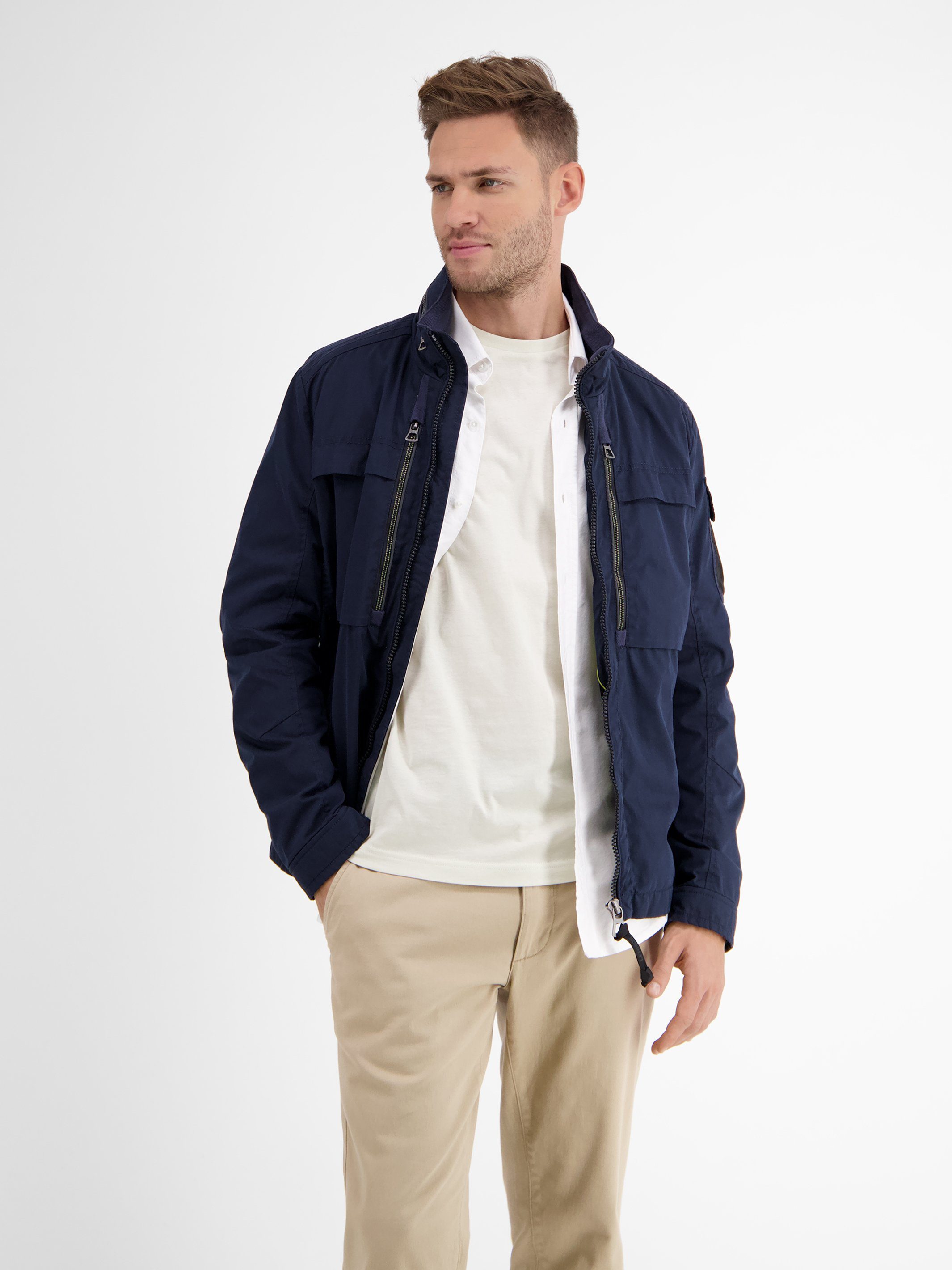 Blouson Coupe-vent Imperméable Lerros Noir Taille XL - Neuf Avec étiquettes, Polyester/élasthanne