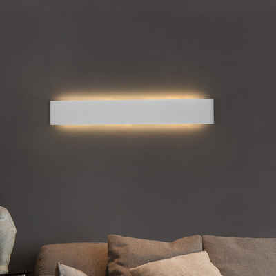 ZMH LED Wandleuchte Modern Nacht- Flurlampe Beleuchtung Metall Wohnzimmer, 1 Stück, LED fest integriert, Warmweiß, 1 Stück