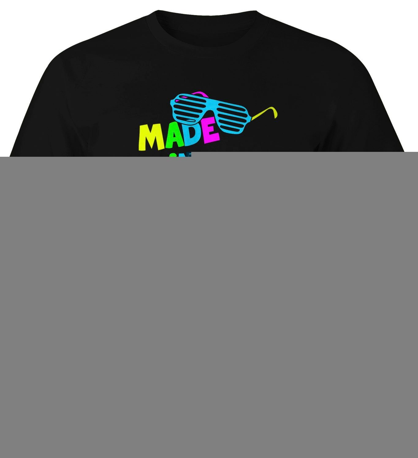 MoonWorks Print-Shirt Herren T-Shirt Geburtstag Made in the 80's Retro Eighties Achtziger Geschenk Fun-Shirt Moonworks® mit Print