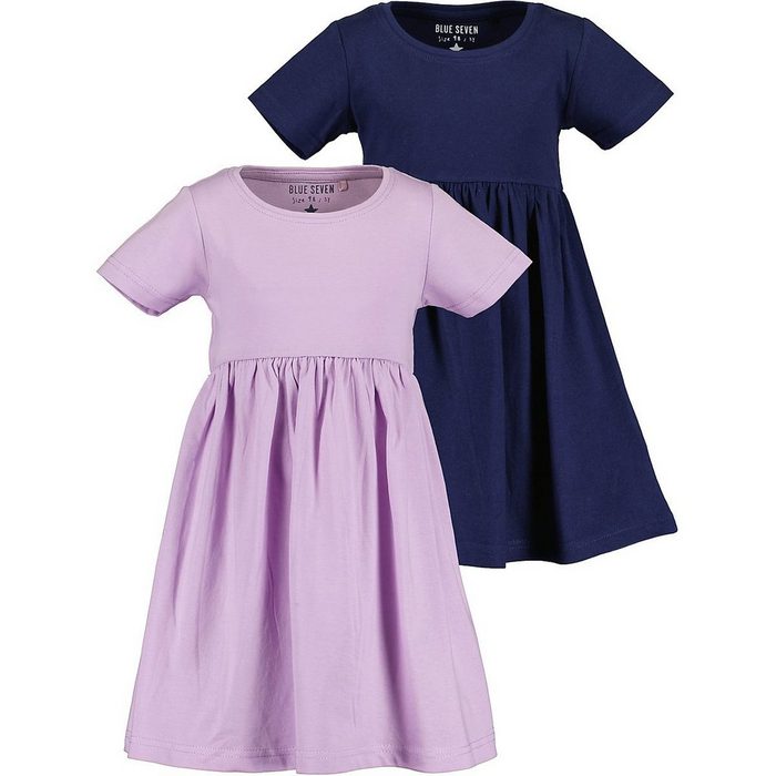 Blue Seven A-Linien-Kleid Kinder Kleid Doppelpack