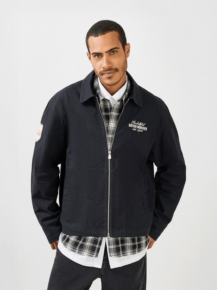 FC Bayern München Windbreaker FC Bayern München, Blouson München, Herren, Schwarz