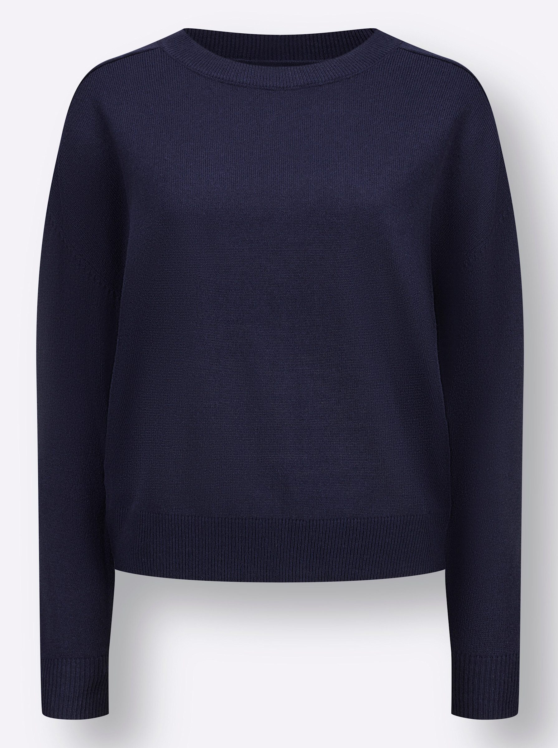 Sieh an! Strickpullover Langarm-Pullover .