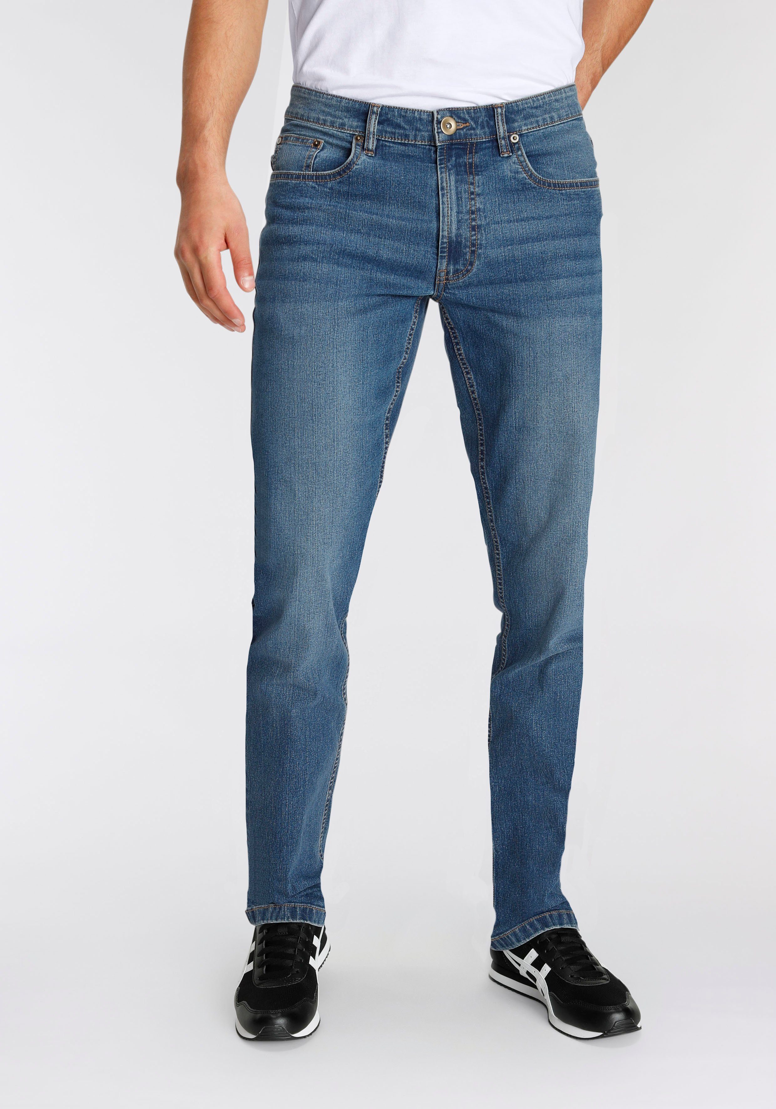 blue im Comfort-fit-Jeans 5-Pocket-Style AJC