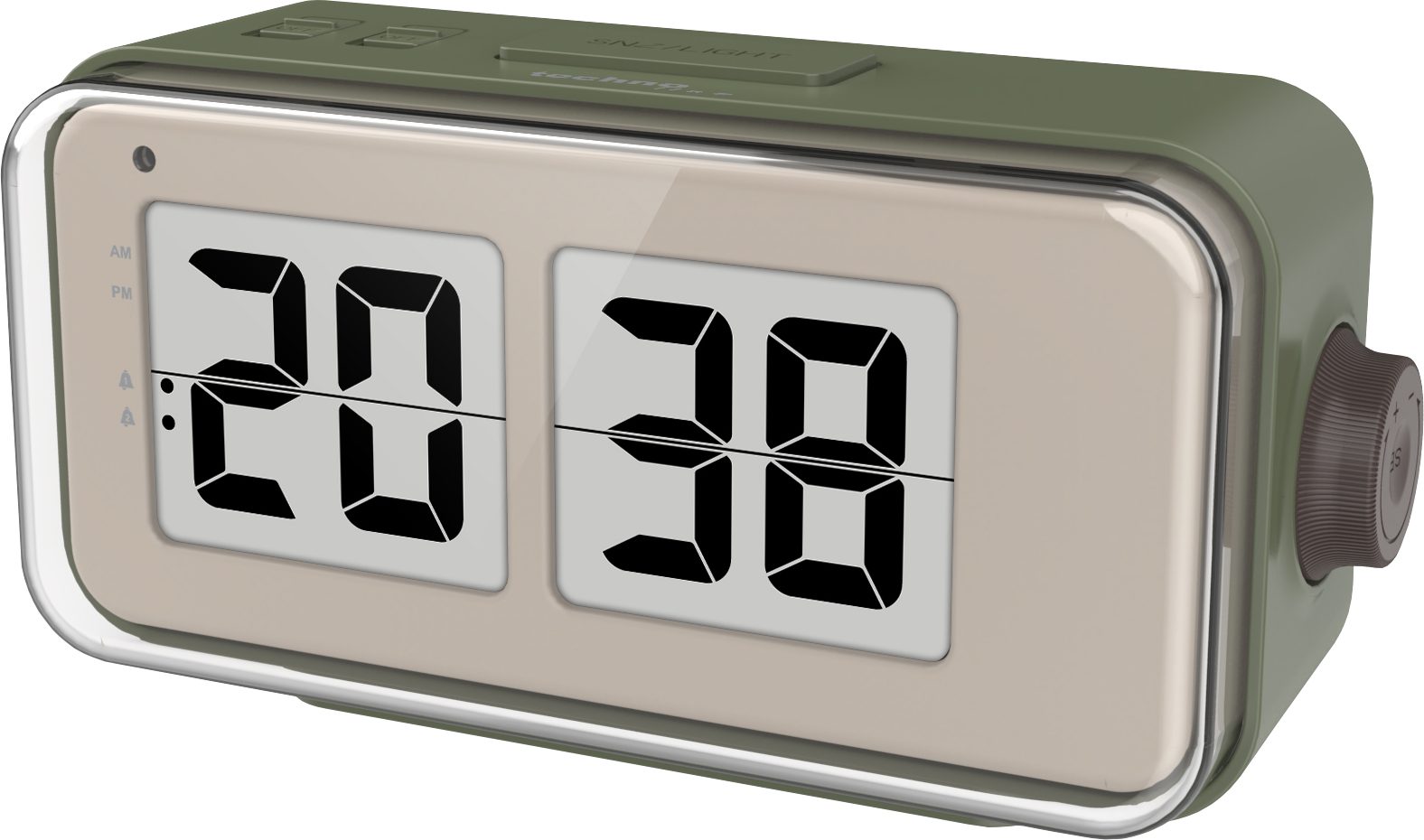 technoline Funkwecker WT 270 mit Retro-Klappenanzeige