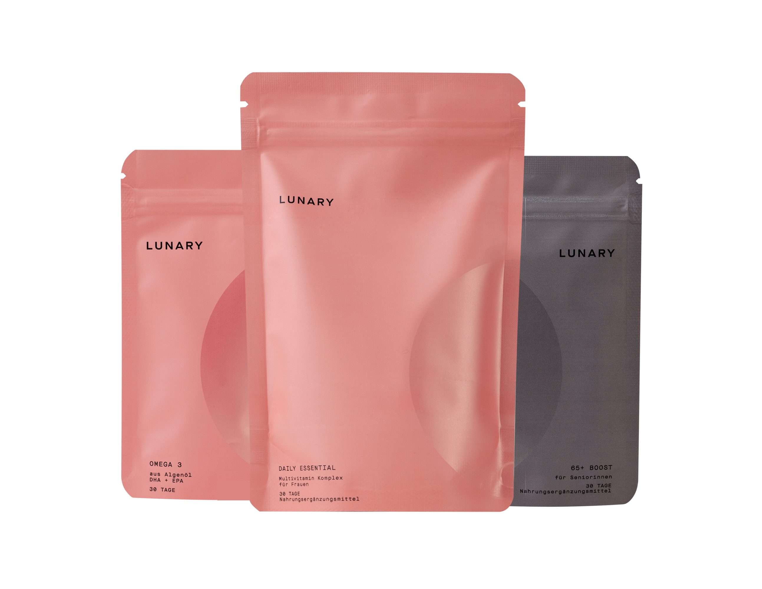LUNARY Daily Essential Set für Frauen ab 65 Kapsel, 170 g
