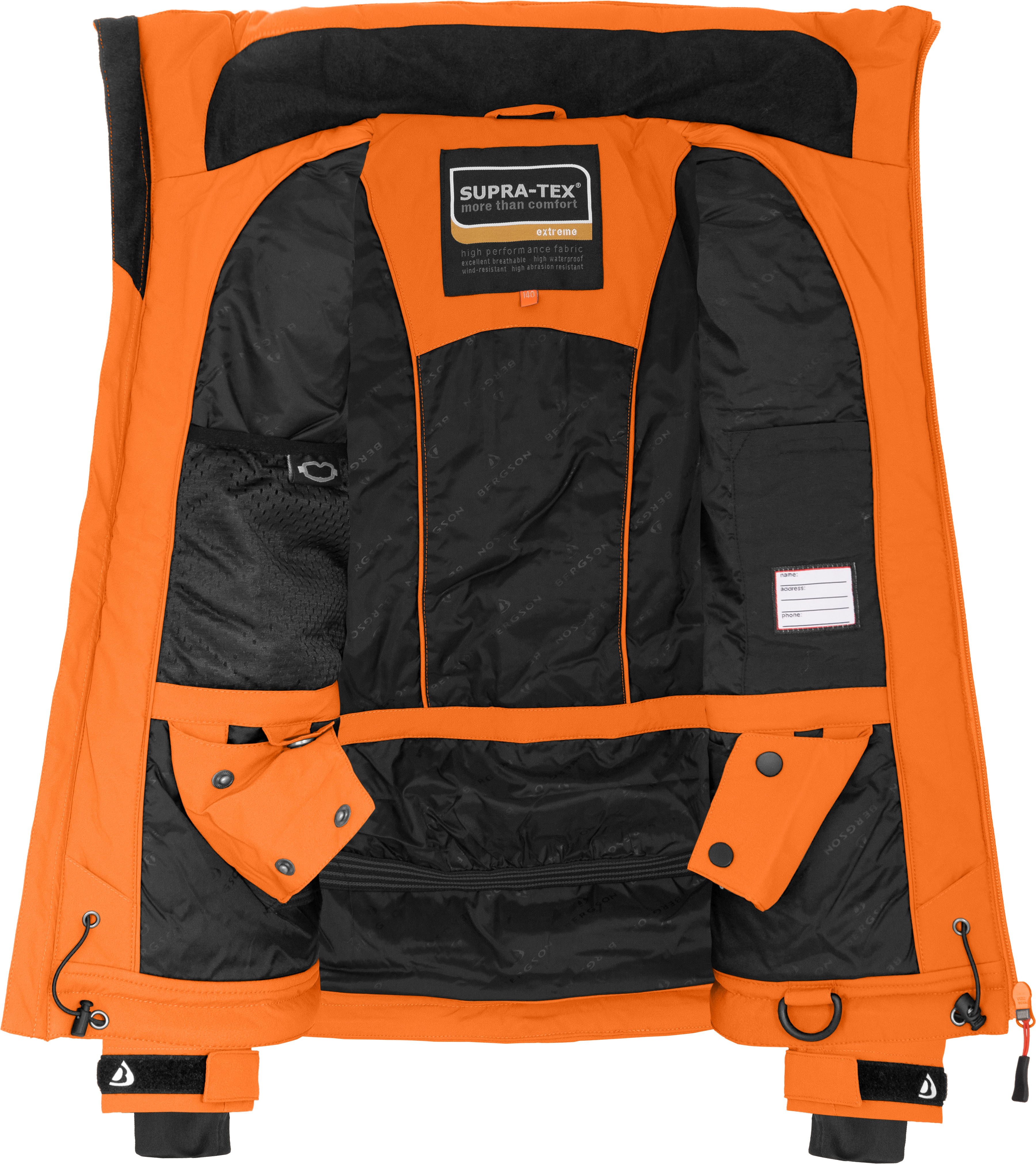 Bergson Winterjacke LUPO Kinder Skijacke, ultimativer Schutz und Komfort für junge Abenteurer! – Bild 5 von 5