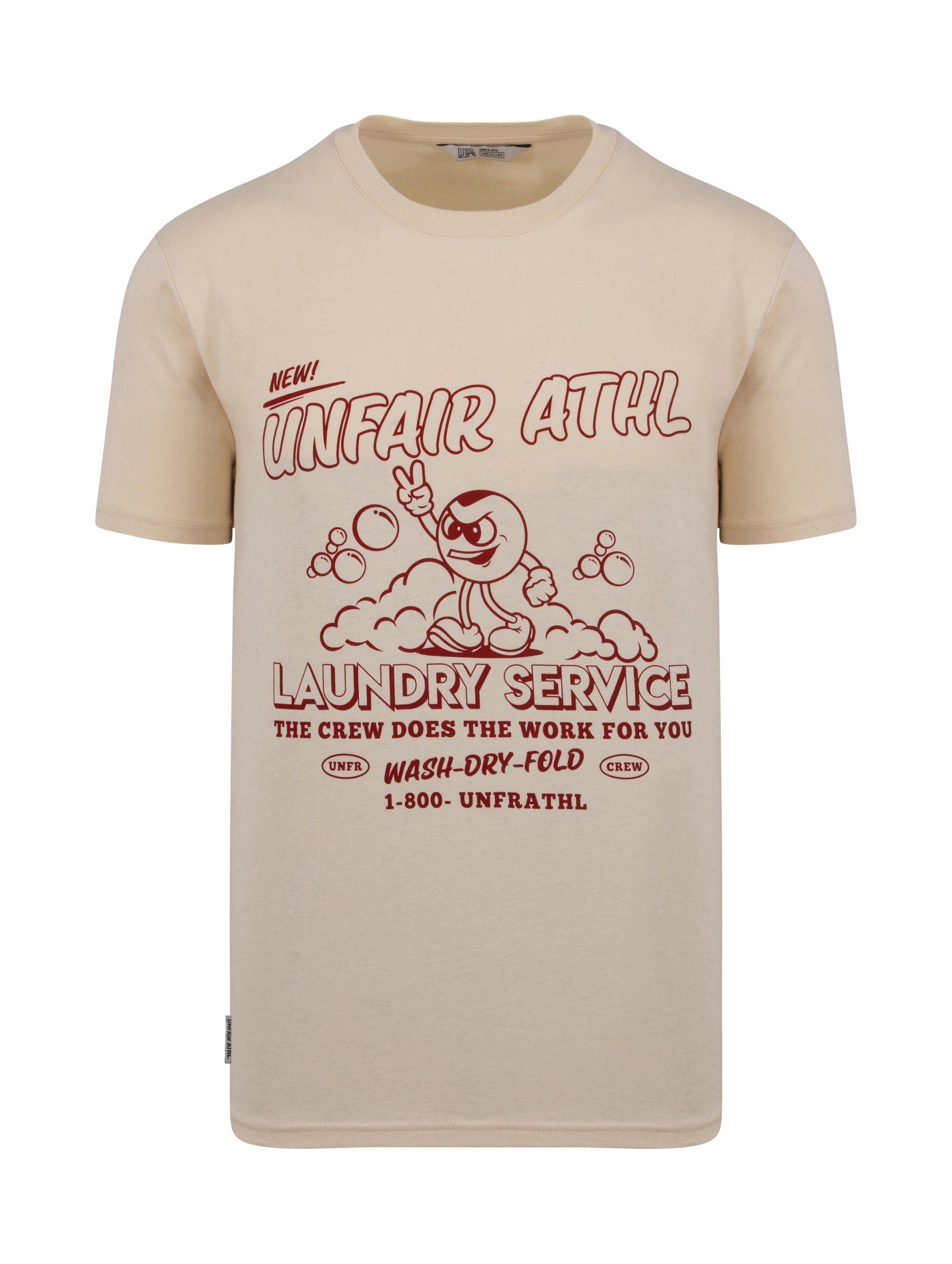 Unfair Athletics T-Shirt Adult Athletics Herren T-Shirt Unfair Service Laundry