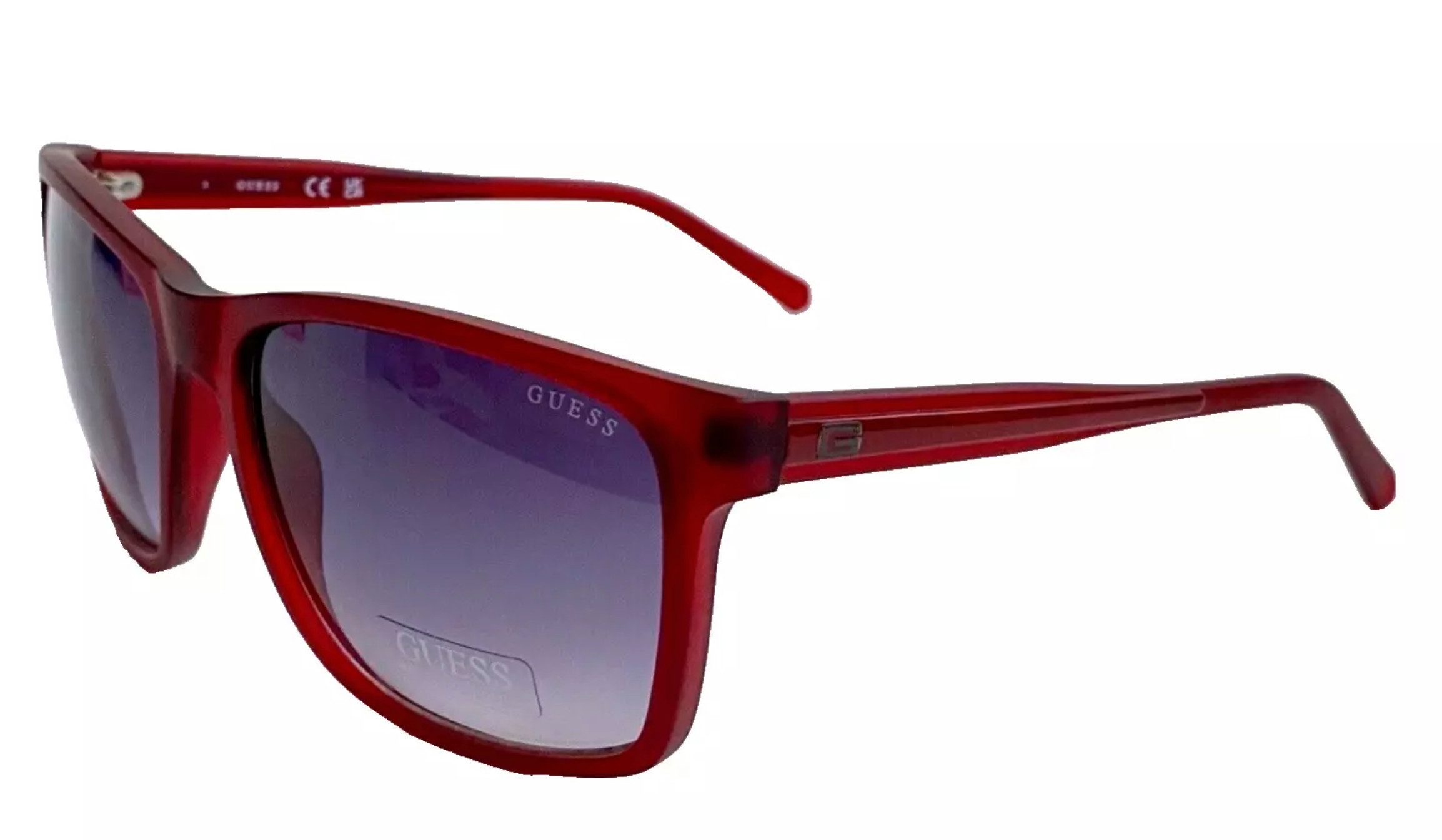 Guess Sonnenbrille Quadratische Retro Glasses Mit Hart Tasche Etui
