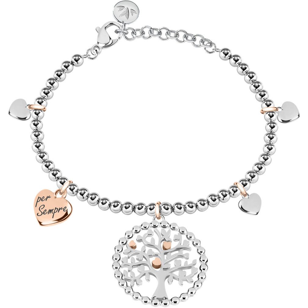 MORELLATO Armband Steel bracelet Green Tree of Life Talismani SAQE13