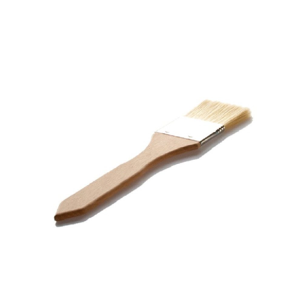 LARES Backpinsel Lebensmittelpinsel aus Buchenholz - Breite: ca. 5 cm - für Backfans, zum einfachen Verstreichen von Fett, Glasur und mehr - Made in Germany