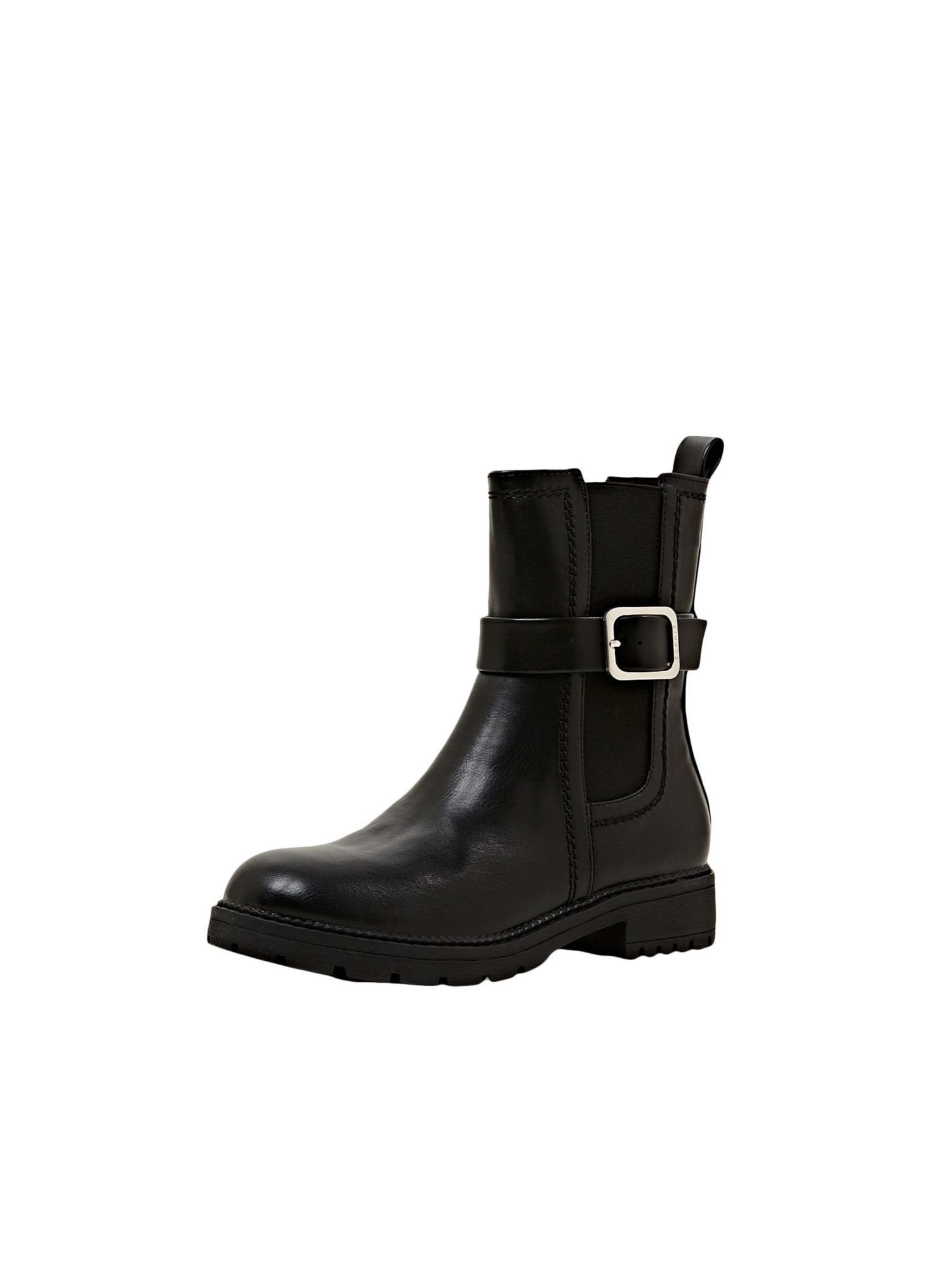 Esprit Chelsea Boots aus veganem Leder mit Schließe Stiefelette