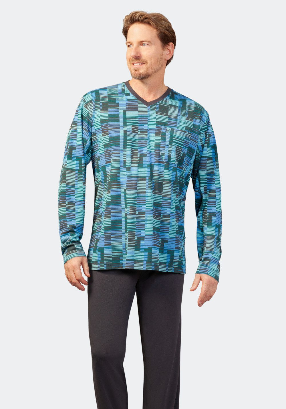 Hajo Pyjama Hajo, Schlafanzug Klima-Soft 53775 günstig online kaufen