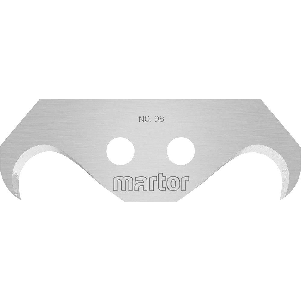 Martor Cuttermesser MARTOR 9870 Ersatzklinge HAKENKLINGE Spezialschliff 10 St.
