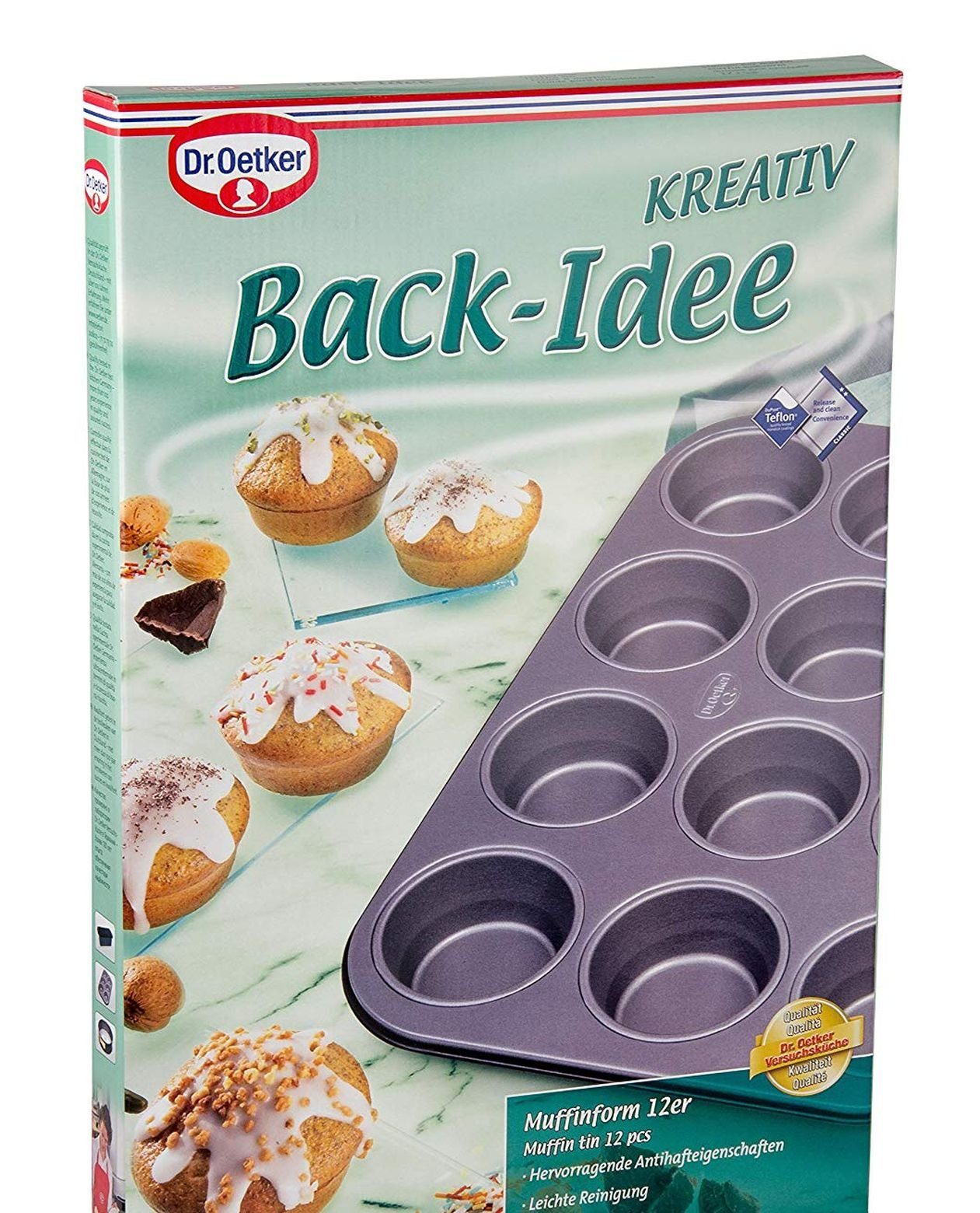 Dr. (1229) Kreativ Muffin- Muffinform Form Back-Idee Dr. Back- 12er Blech - Oetker Oetker