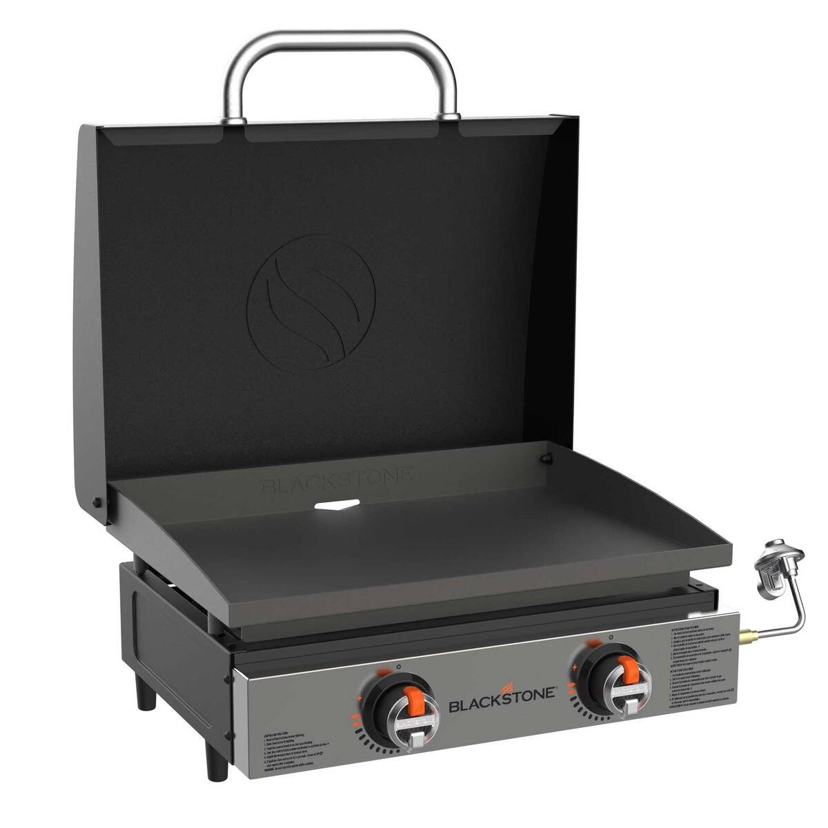 Blackstone Tischgrill 22 Griddle, 7000 W, Fettauffangsystem,2 regelbare Kochzonen