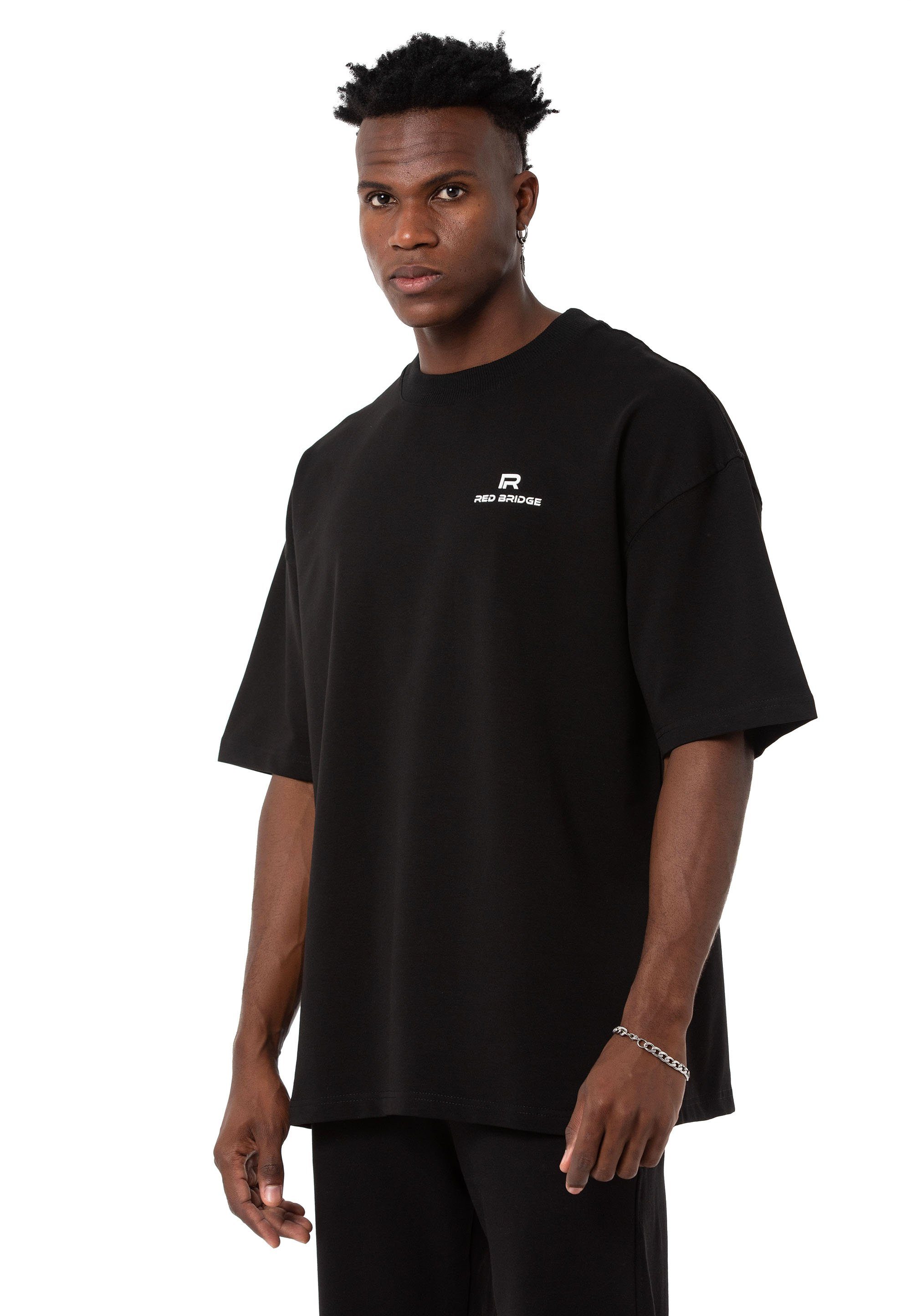 RedBridge Jogginganzug - Oversized-Sweatset - Zweiteiler mit T-Shirt & Hose (Set, 2-tlg)