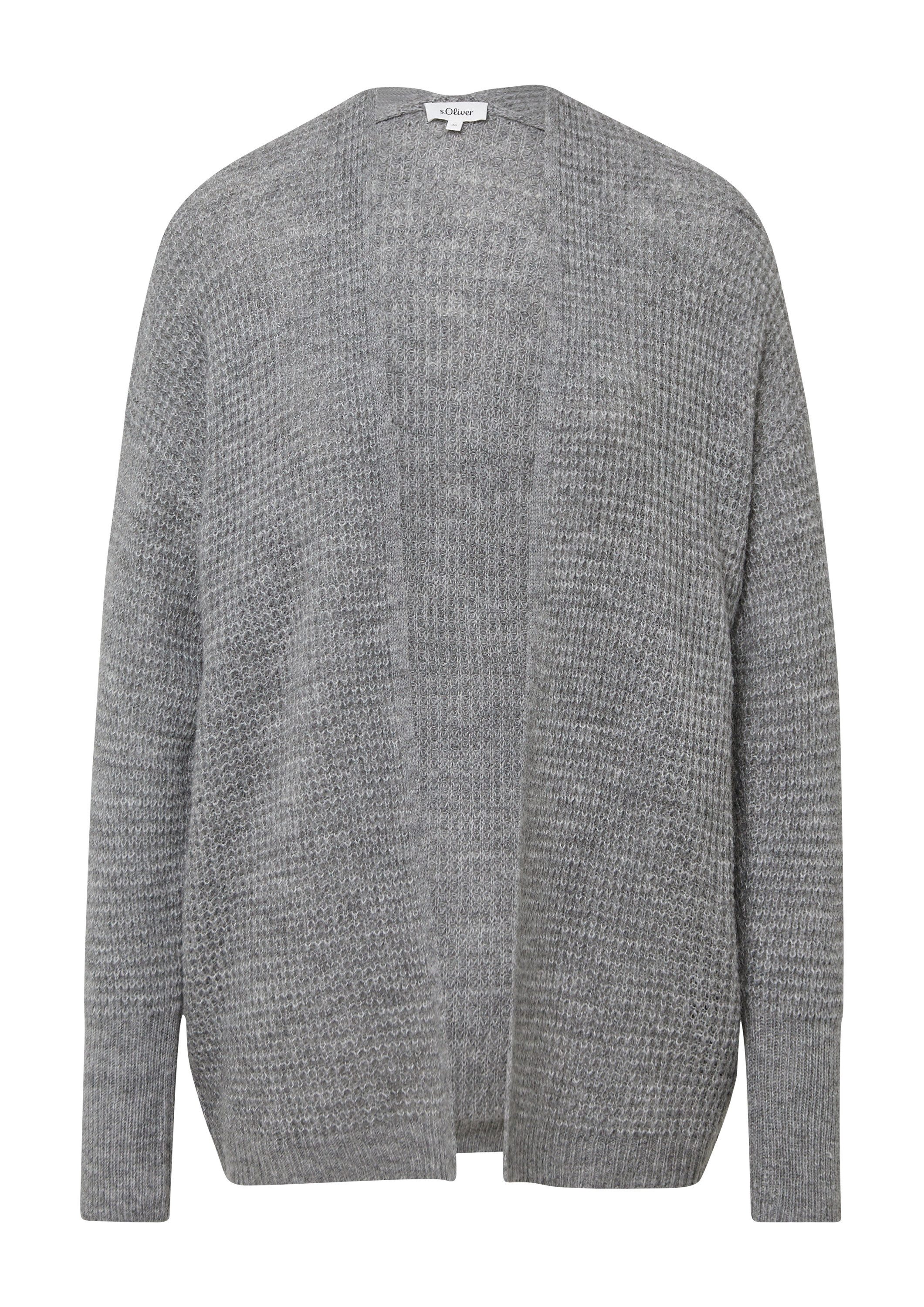 s.Oliver Cardigan Strickjacke Strick-Cardigan aus Alpakamix günstig online kaufen