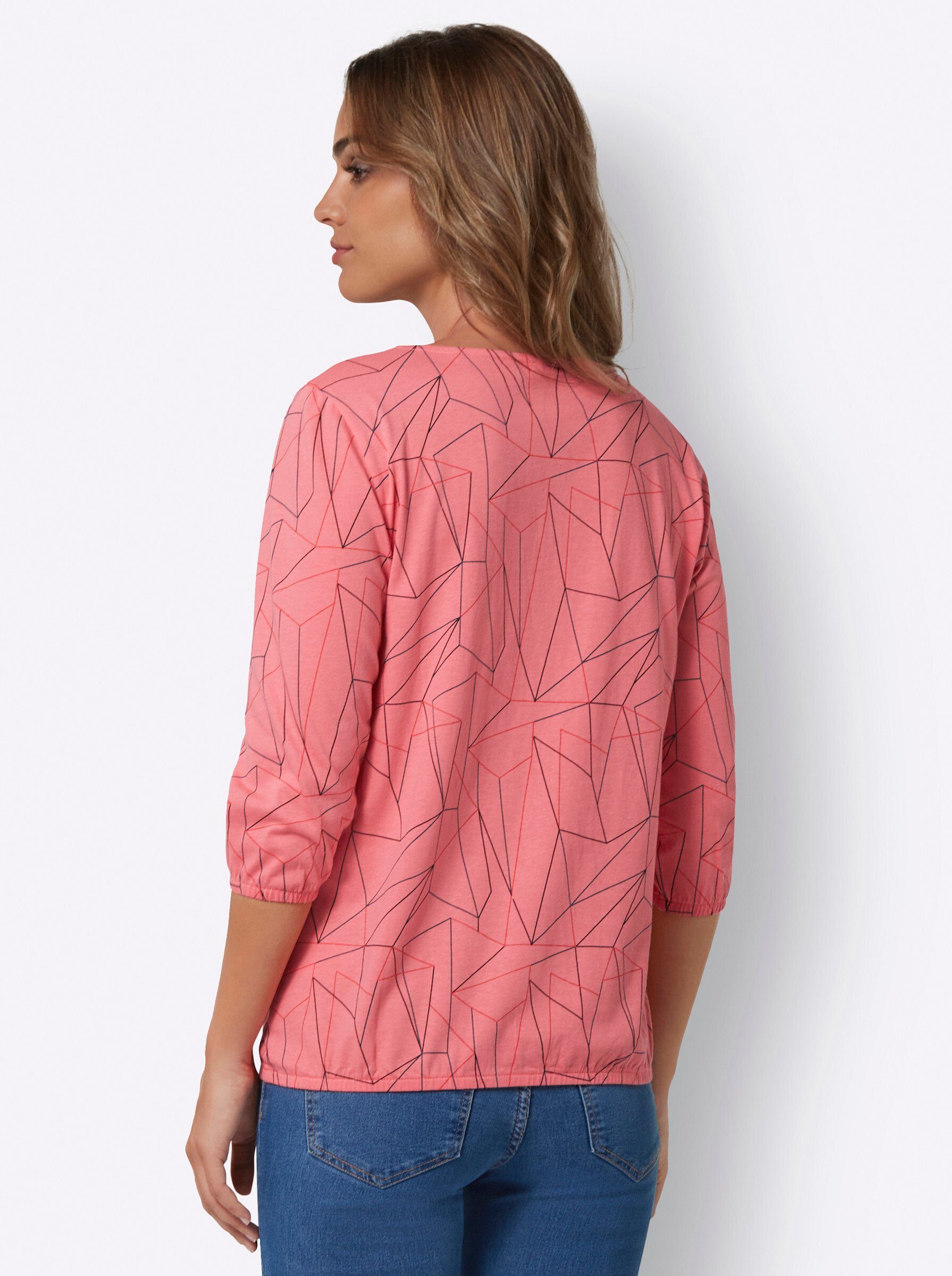 Sieh an! T-Shirt flamingo-hummer-bedruckt