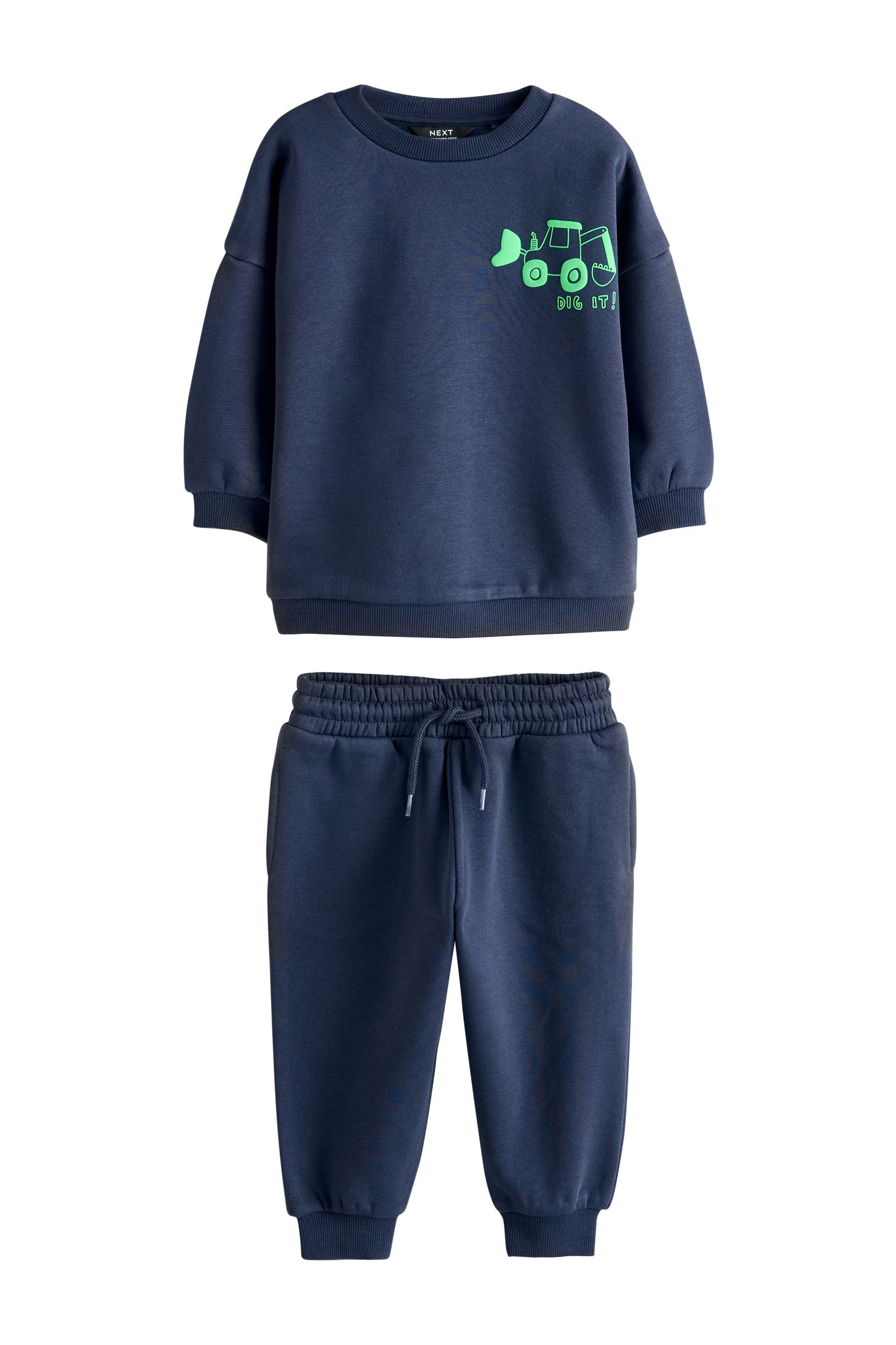 Next Sweatanzug Rundhalspullover mit Print und günstig online kaufen