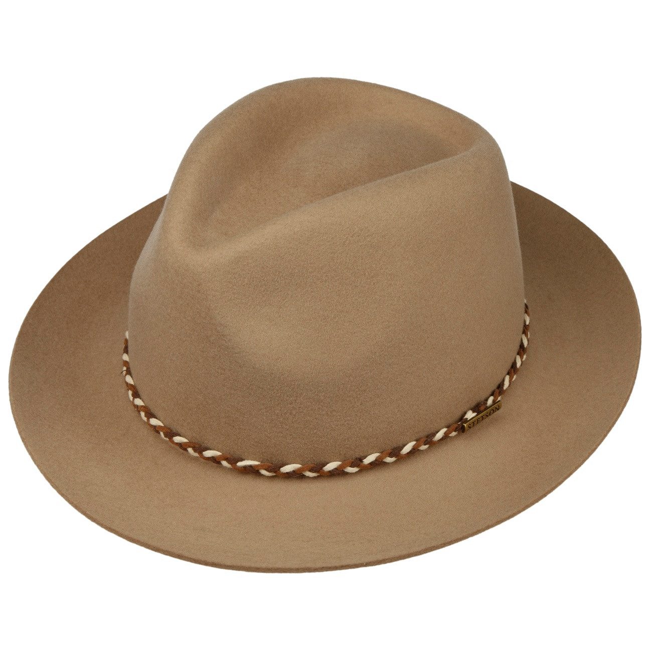 Stetson Filzhut (1-St) Wollfilzhut mit Lederband