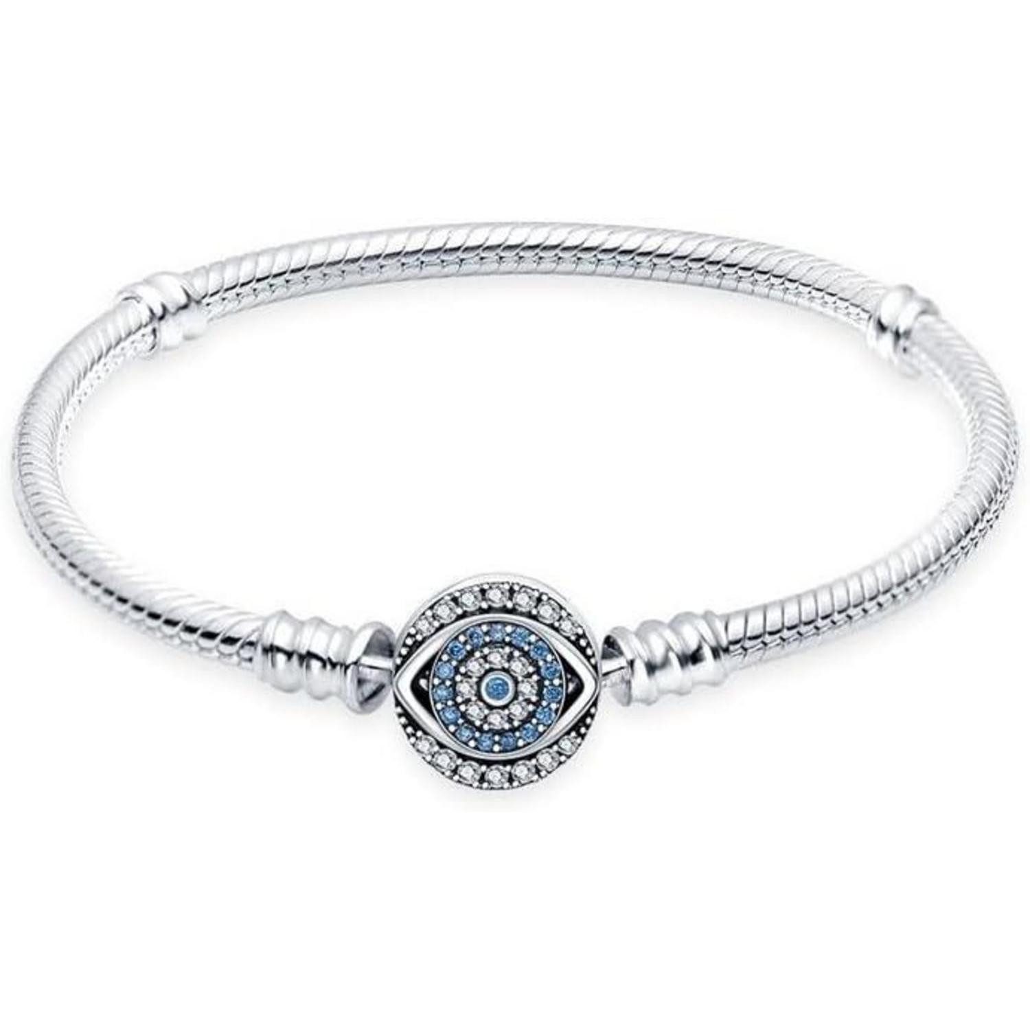 Charm-Armband Gliederarmband Charm Schlangen 925 Silber SL-288 7.9 in 20 cm