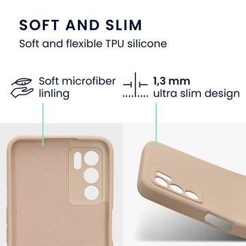 kwmobile Handyhülle Slim Case für Oppo A16 / A16s / A54s, Hülle Silikon Handy - Handyhülle gummiert