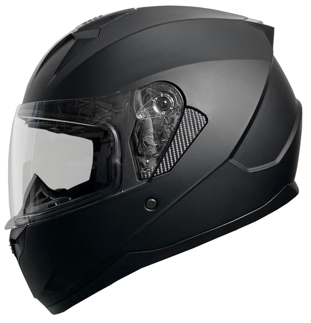 Motorradhelm Integralhelm Helm M67 matt schwarz Rollerhelm S M L XL