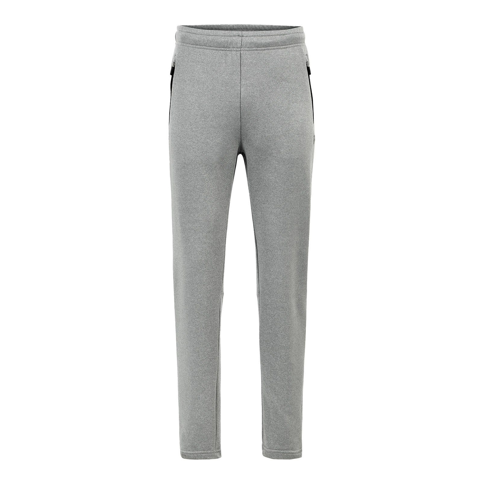 grey Sweathose mit Sweatpants Oberschenkel reflektierendem light Logo 80000 linken Fila dem Lanz melange auf