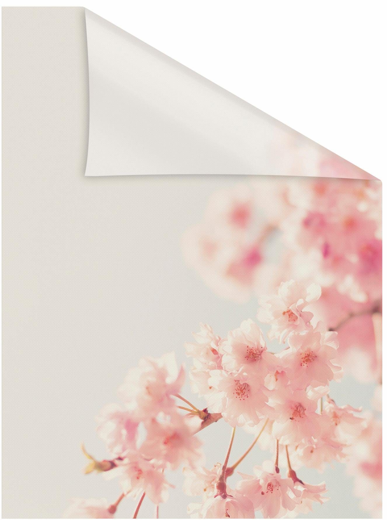 LICHTBLICK ORIGINAL Fensterfolie Kirschbaum, blickdicht, strukturiert, selb günstig online kaufen