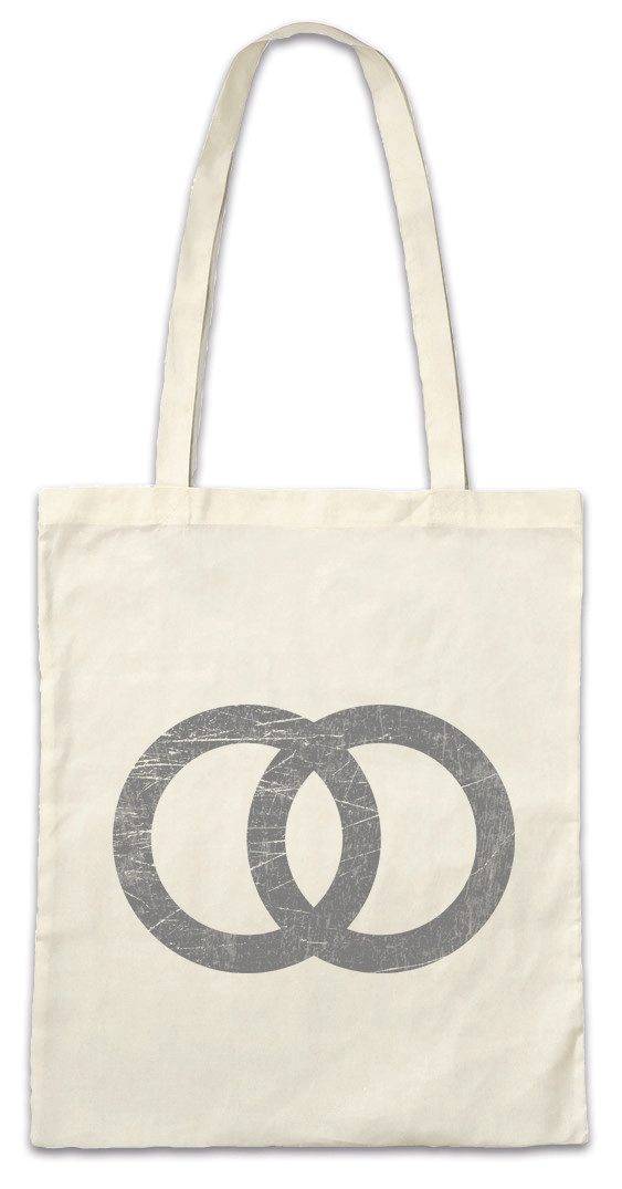 Urban Backwoods Beuteltasche Wedding Symbol Stofftasche Brautpaar Hochzeit Marriage Heirat Just (1-tlg), Married Braut Bride Bachelor