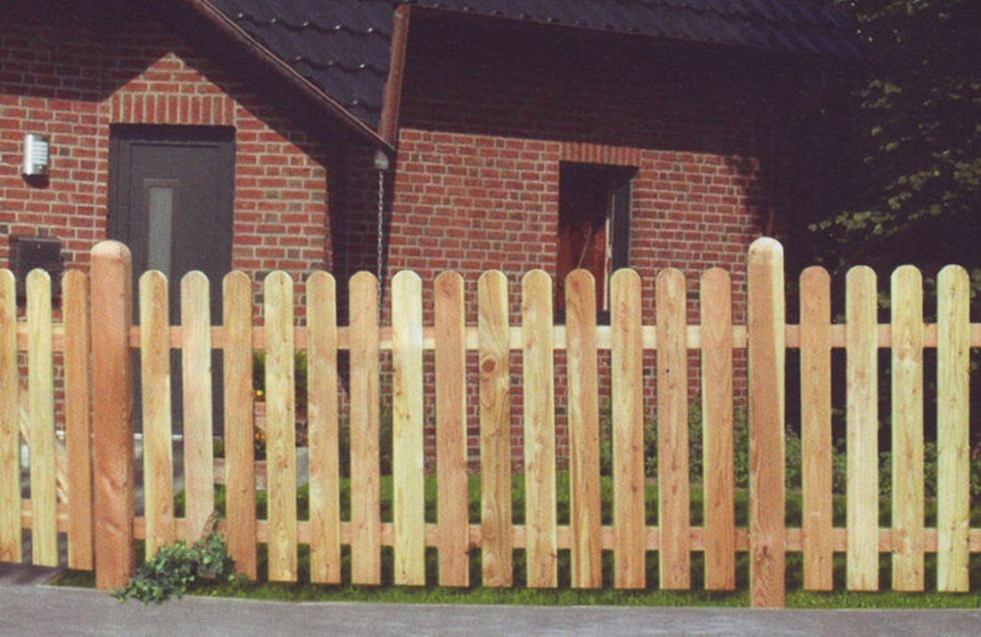 JODA Gartenzaun, Lattenzaun Lärche 180x70 Zaun Holz Holzzaun