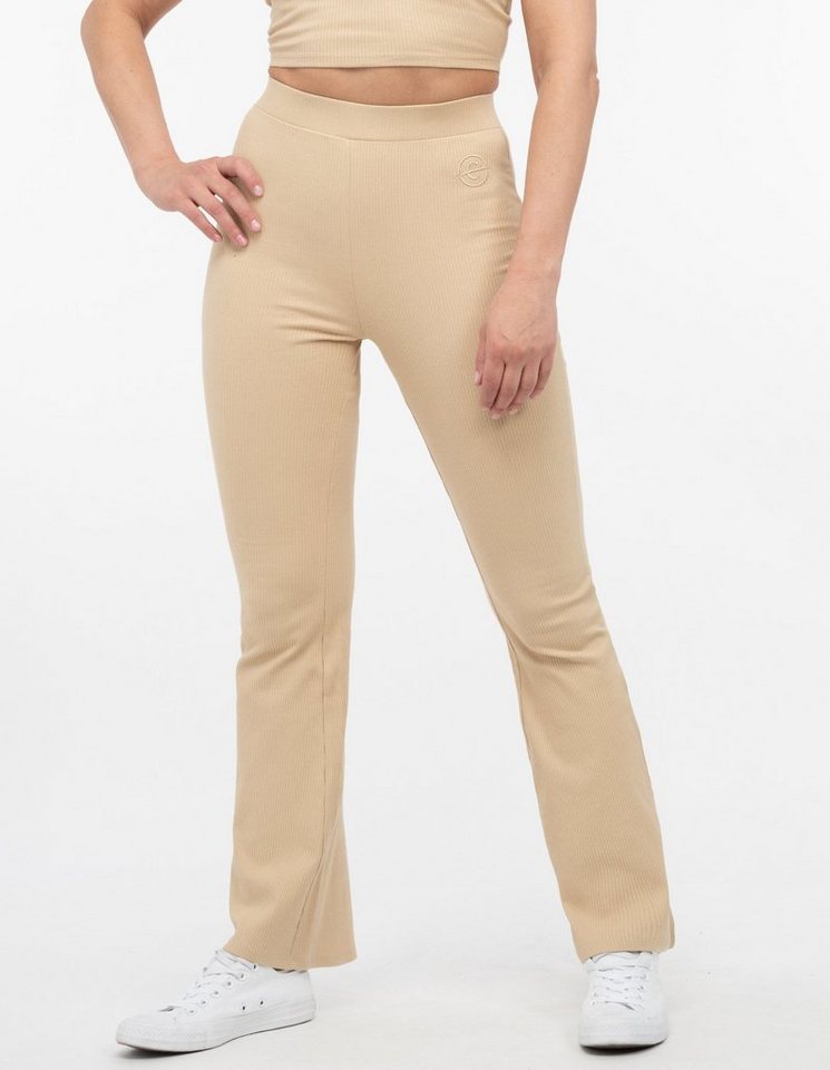 Chilled Mercury Yogahose Flared Pant Freizeit Yoga Komfort Gerippte Hose