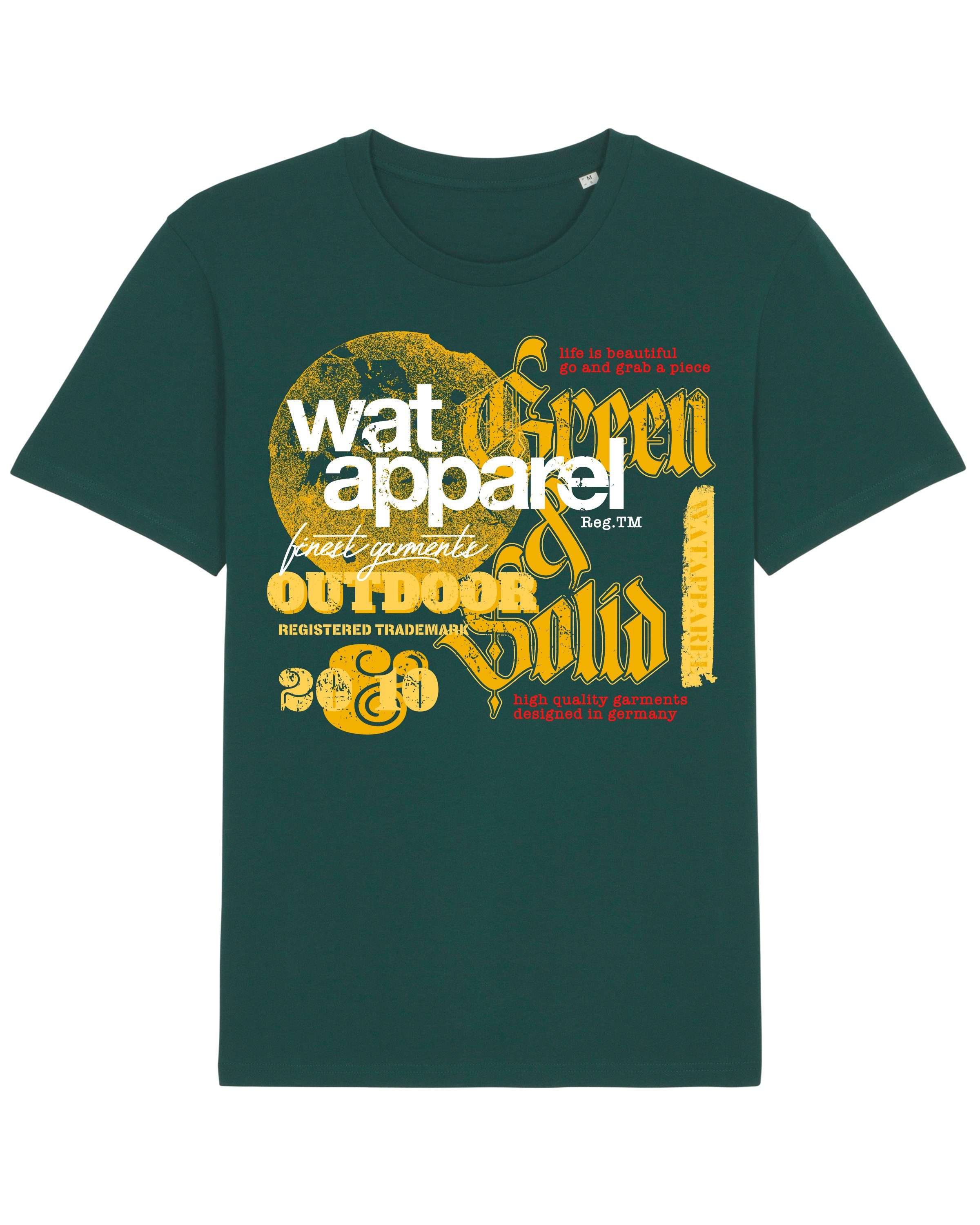 wat? Apparel Print-Shirt 02 glazed grün (1-tlg) EDITION LIMITED LOGO PRINT