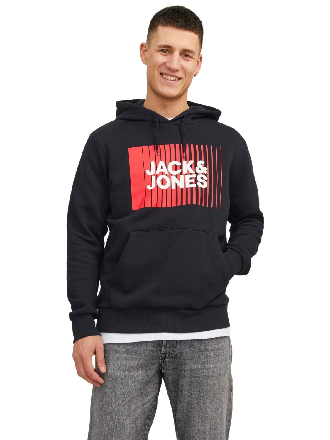 Jack & Jones Kapuzensweatshirt JJECORP LOGO günstig online kaufen