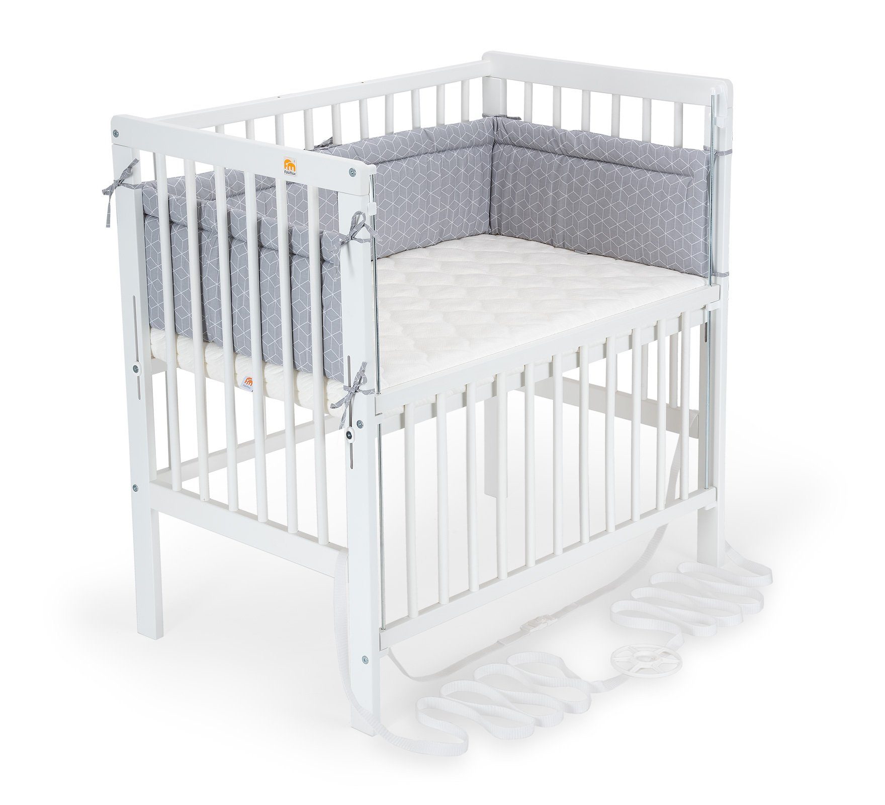 FabiMax Beistellbett Flex weiß, 2in1, Beistellbett günstig online kaufen